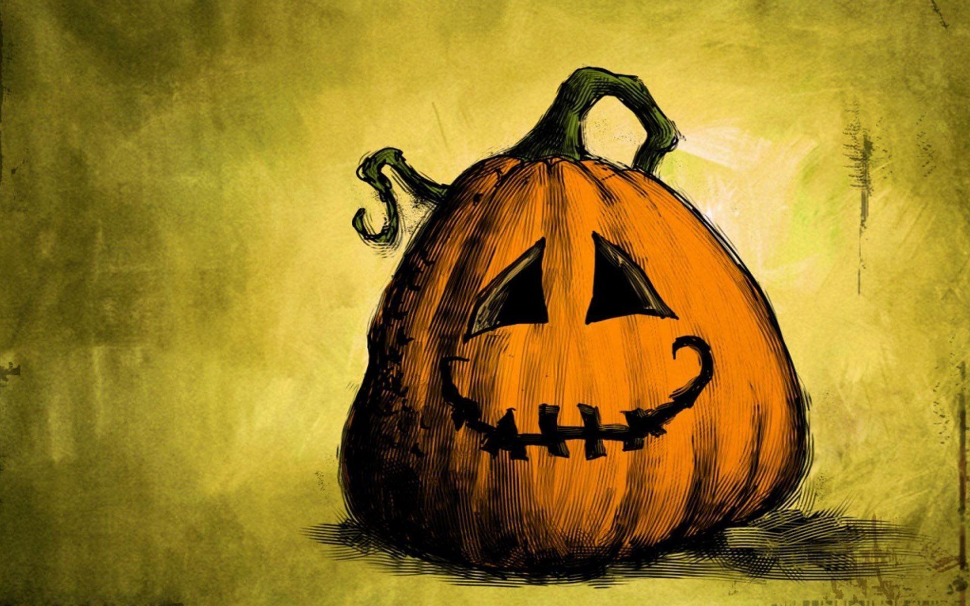 1920x1200 Halloween Pumpkin Background