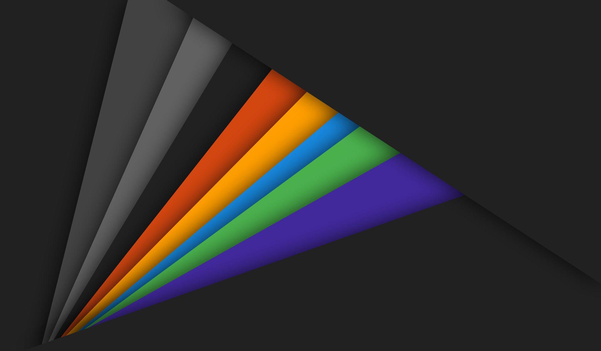 2048x1197 Dark Material Wallpaper