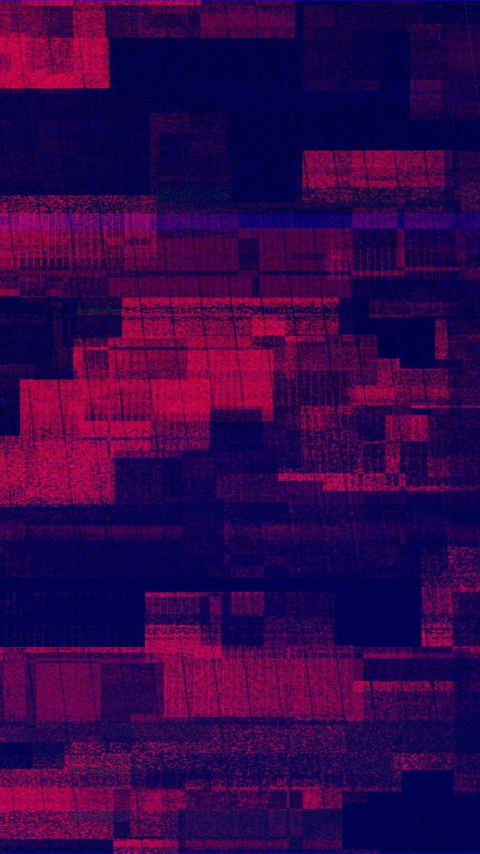 938x1668 Download wallpaper 938x1668 glitch art, lines, pixels
