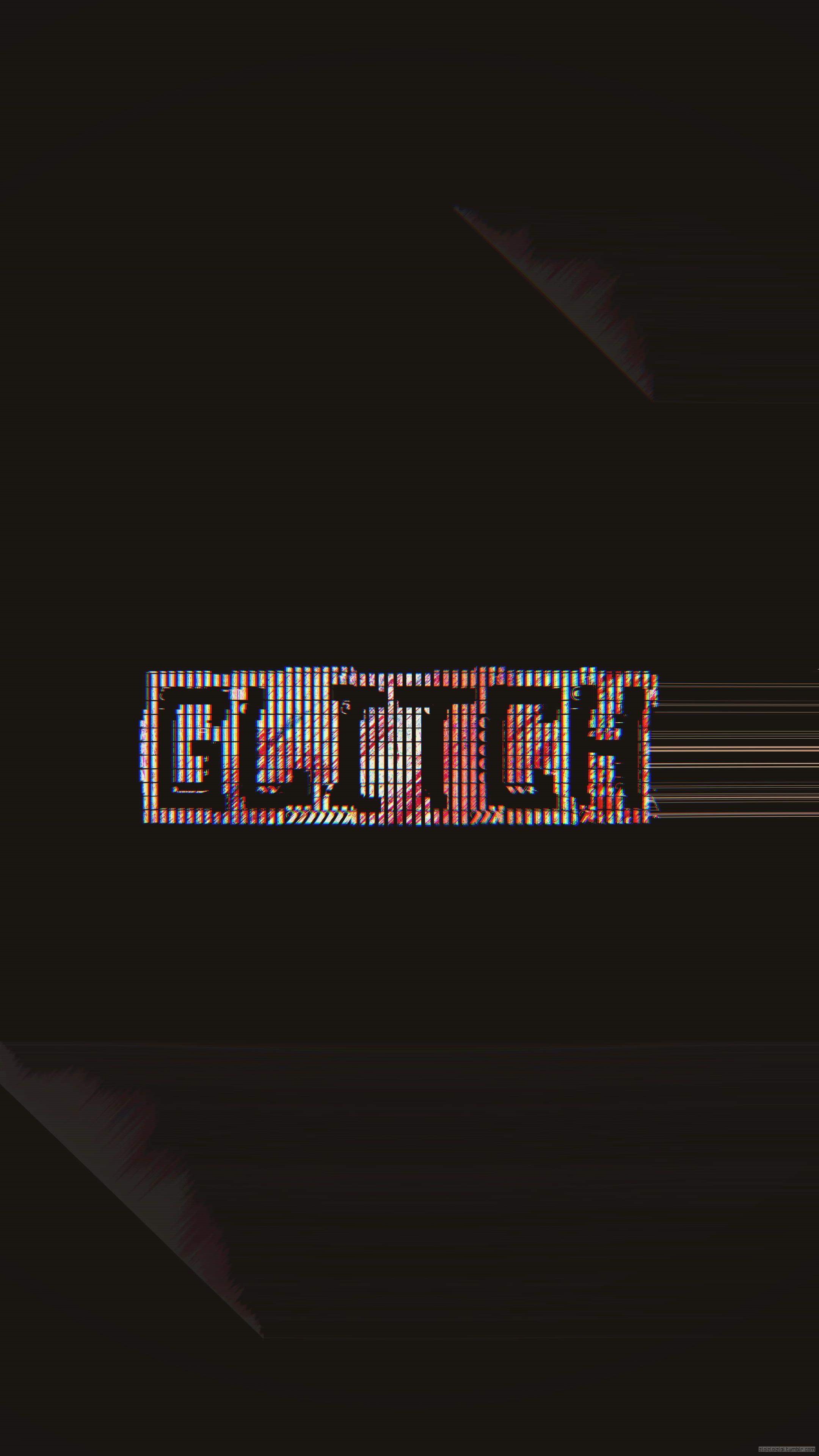 2160x3840 Glitch text on black background, glitch art, abstract, ASCII