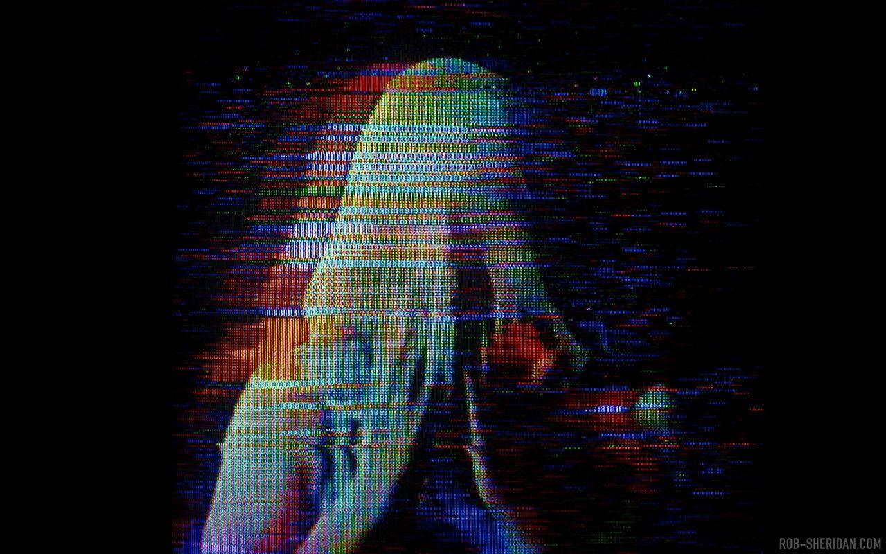 1280x800 Horror Glitch' Wallpaper By Rob Sheridan