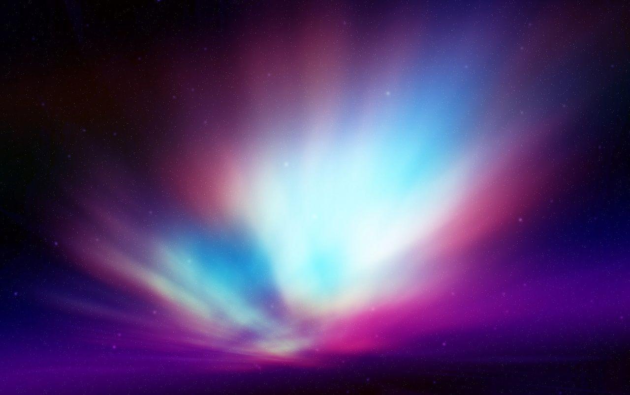 Hình nền 1280x804 Violet và Blue Aurora.  Violet và Blue Aurora