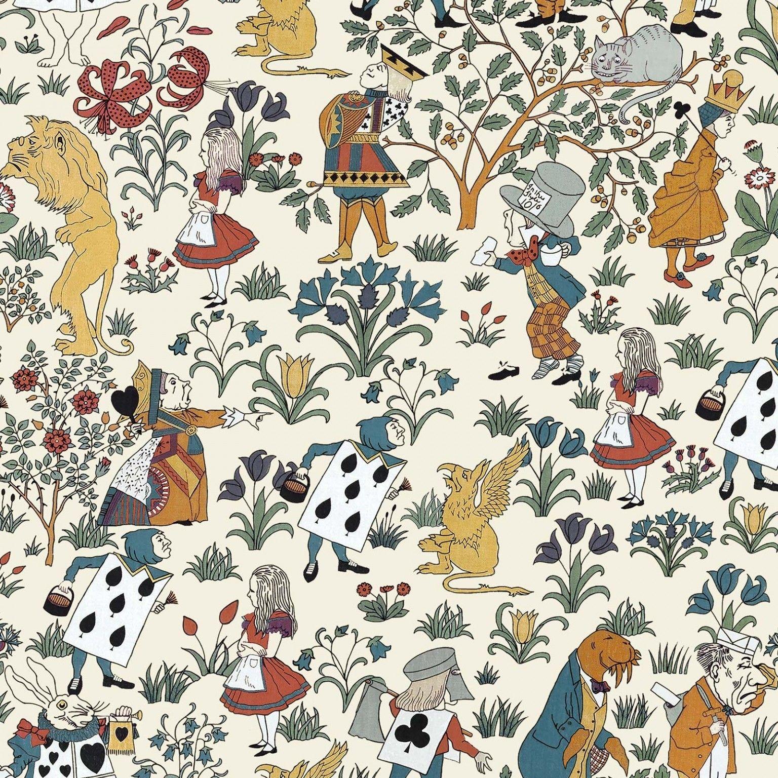 1536x1536 ALICE IN WONDERLAND Wallpaper