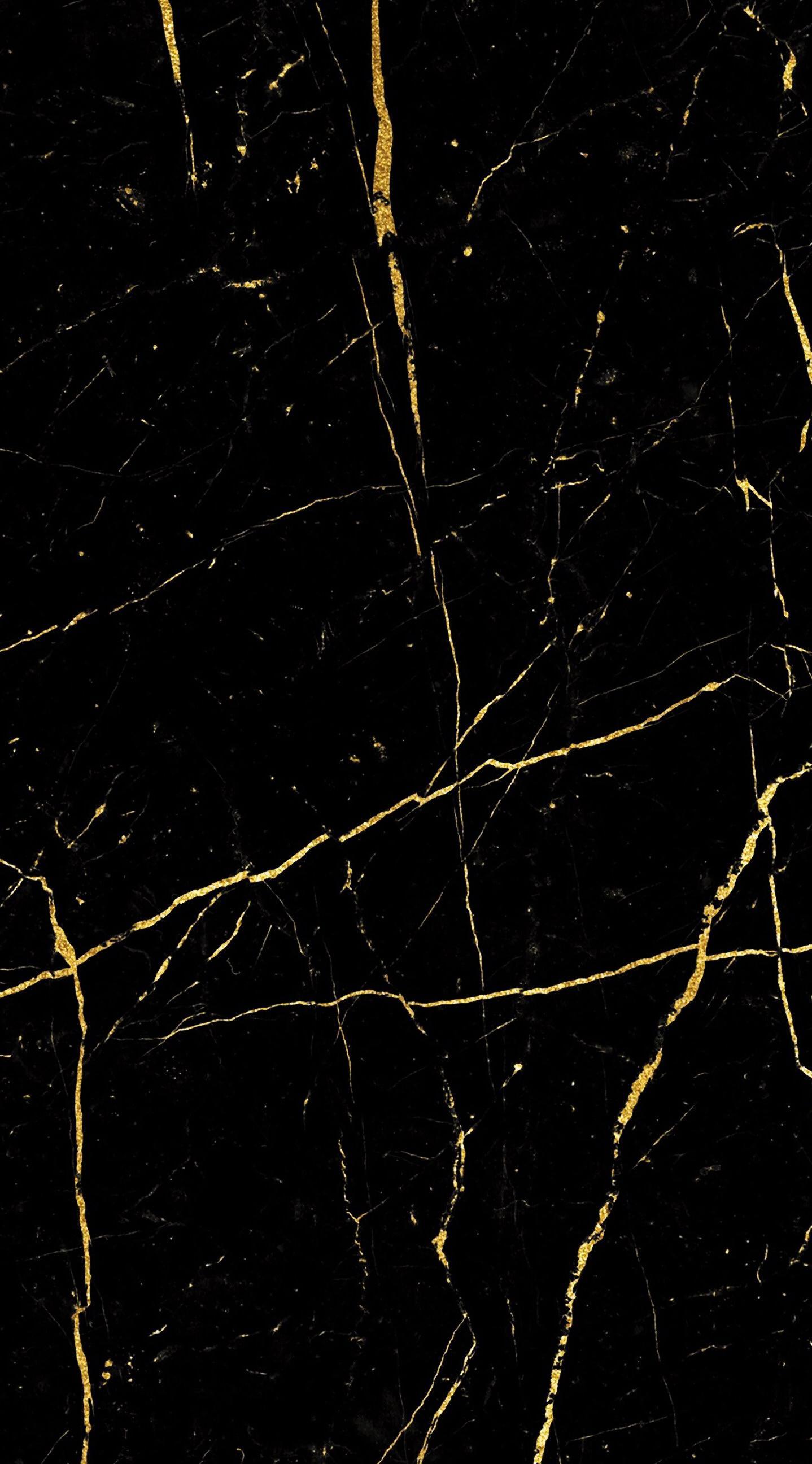 1438x2592 Black And Gold Marble Wallpaper Group , Download for free