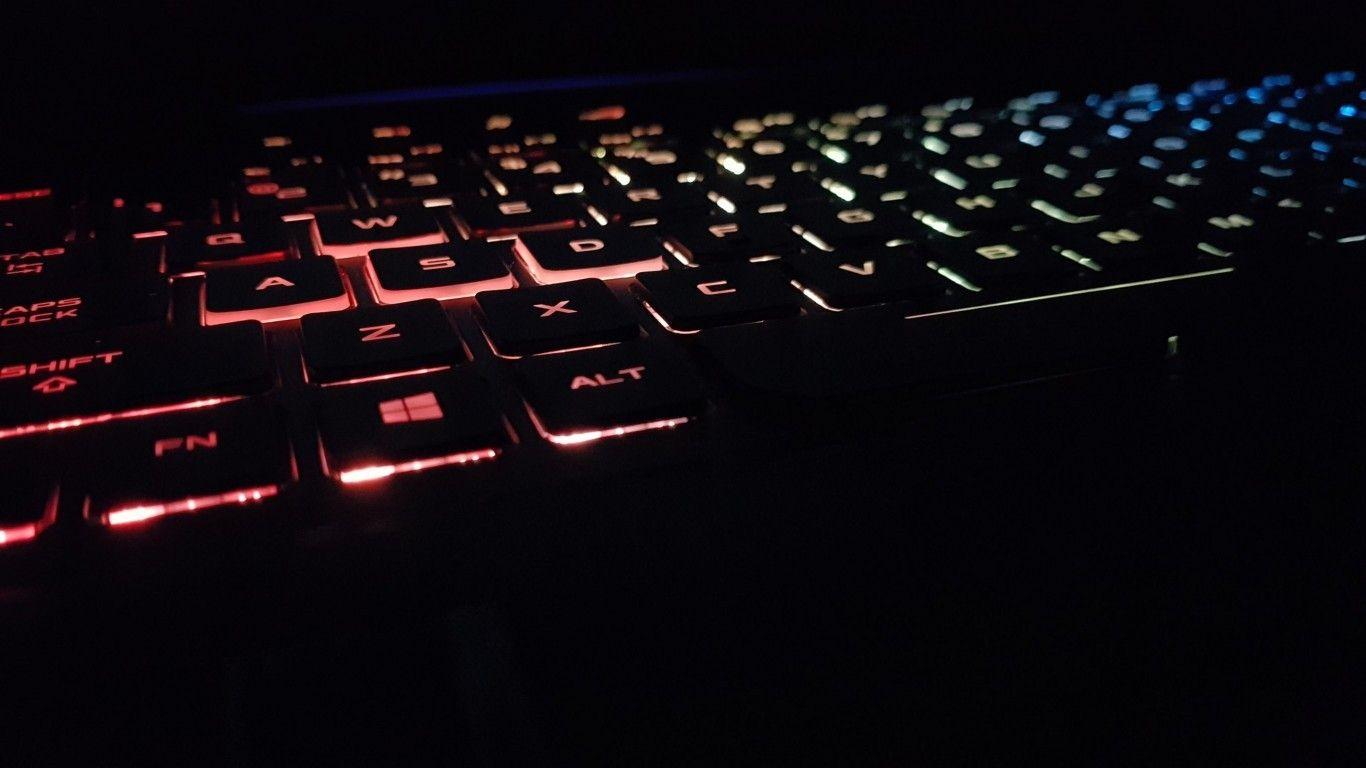 1366x768 Download 1366x768 Rgb Keyboard, Republic Of Gamers Wallpaper for Laptop, Notebook