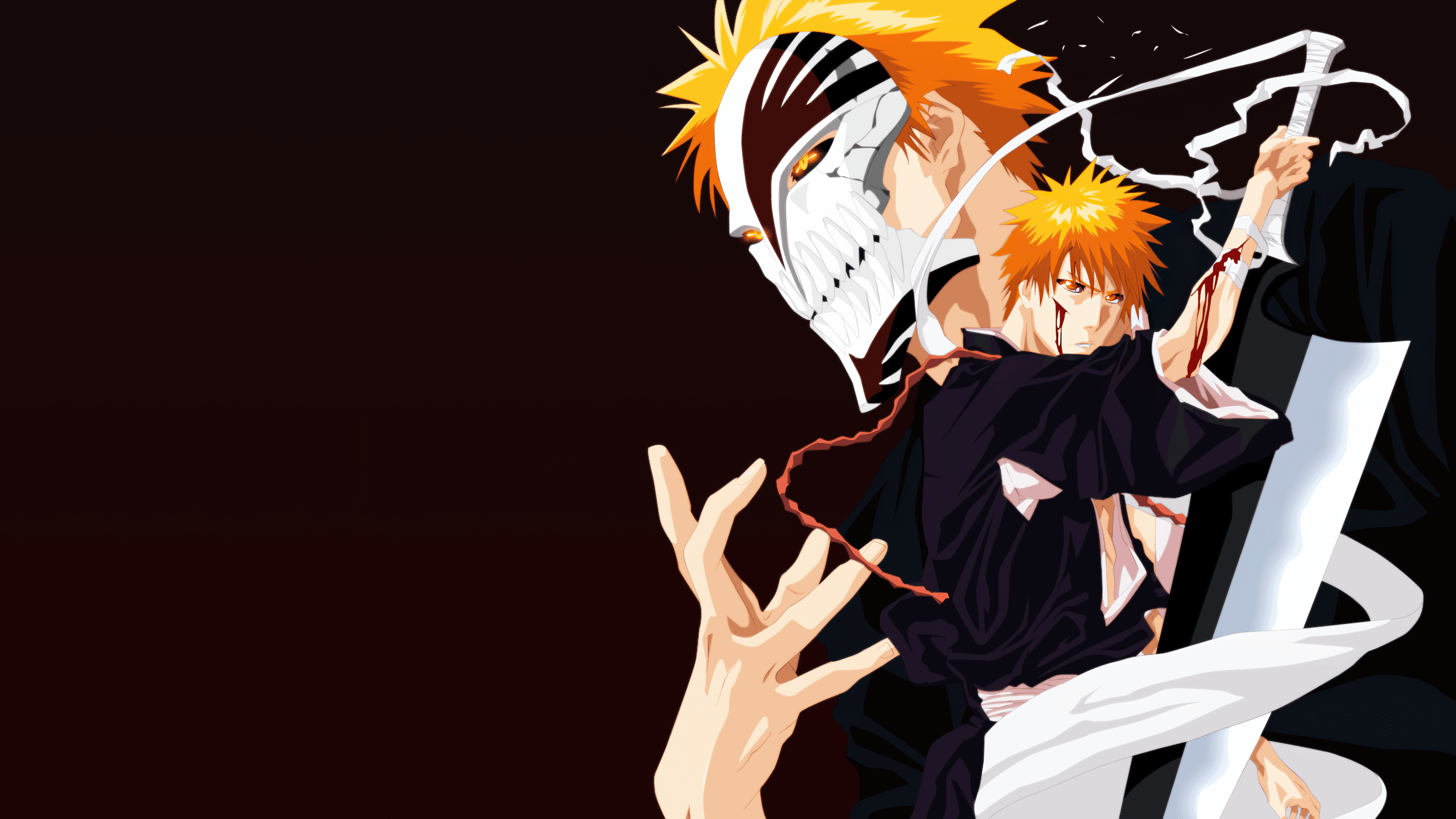 3840x2160 Visored Wallpaper 4K, Ichigo Kurosaki