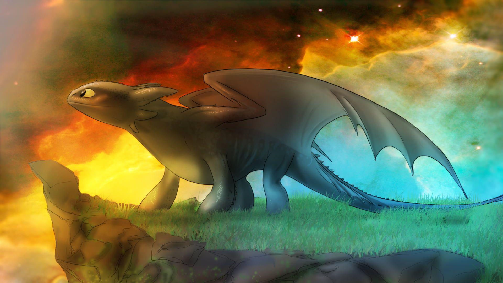Toothless Animated Wallpaper - IMAGESEE