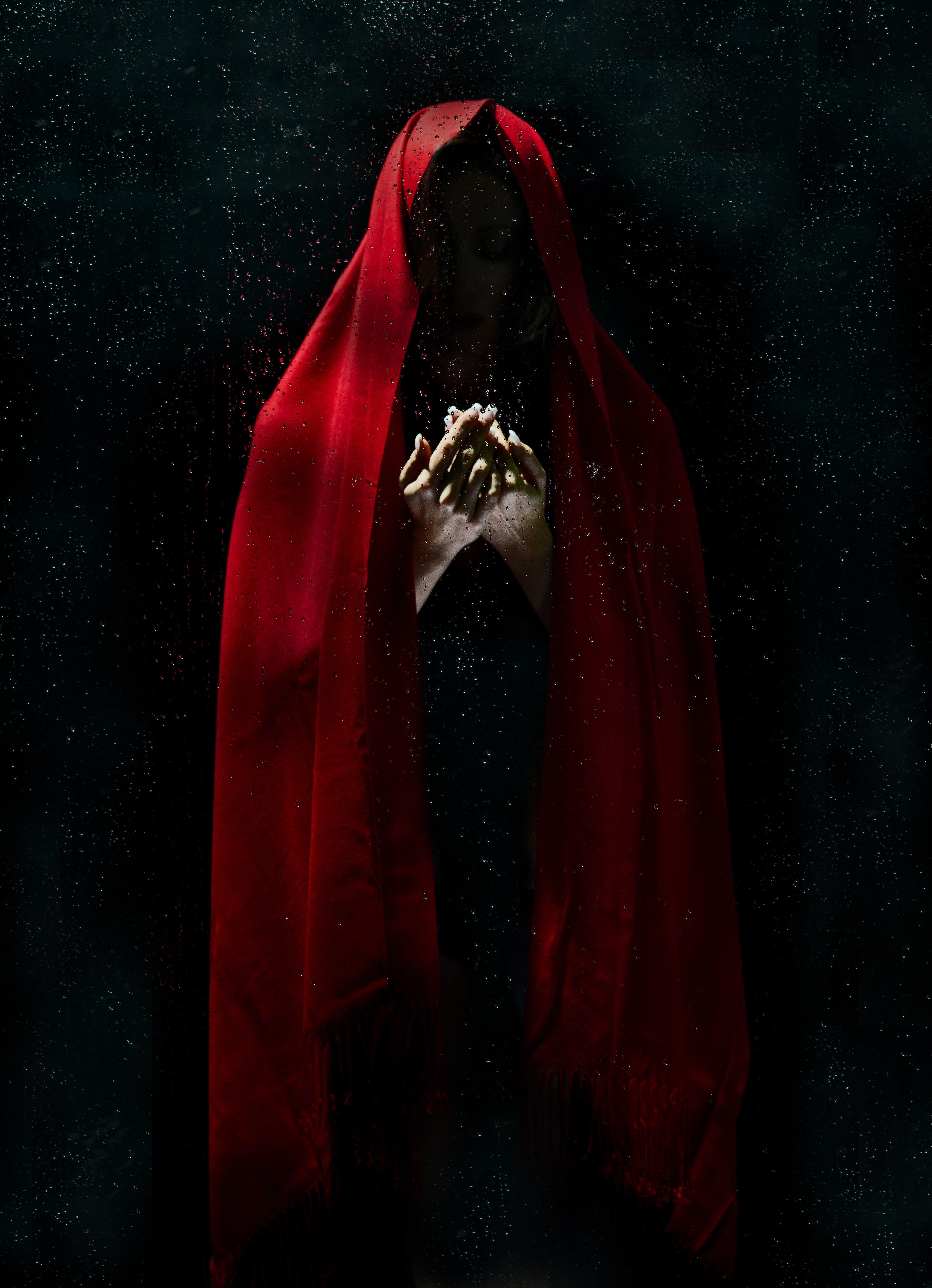 4376x6048 Model Red Dark Fashion Black 4k Wallpaper and Free Stock
