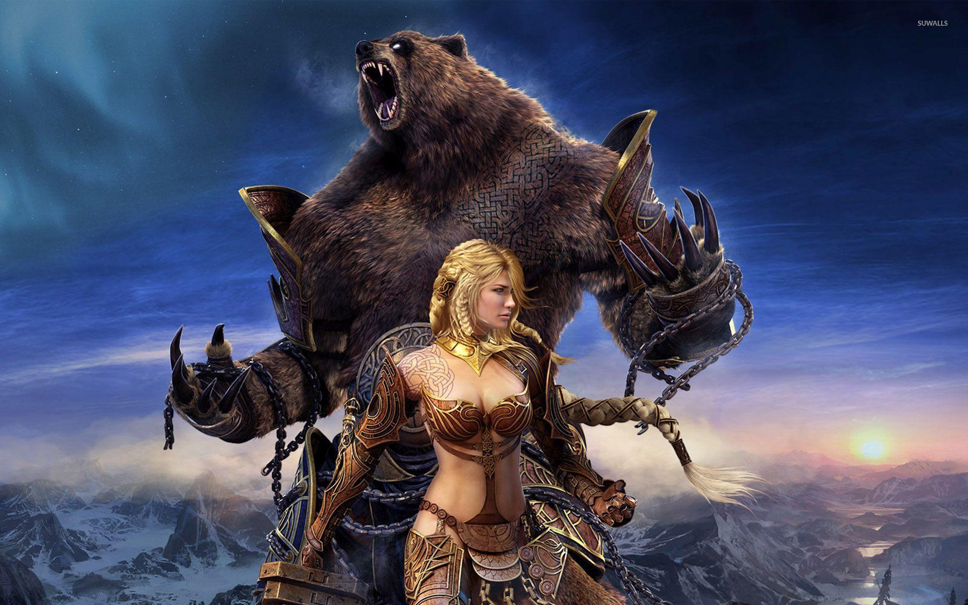 1920x1200 Guild Wars female warrior wallpaper wallpaper