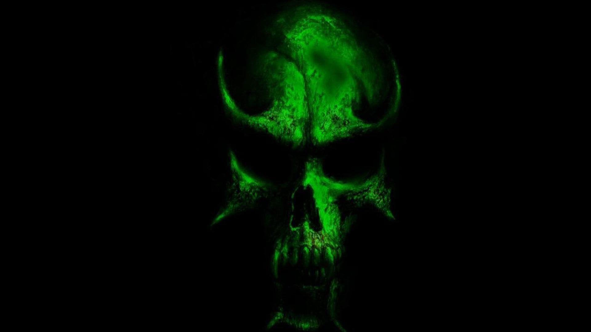 Green Skull Wallpapers Top Free Green Skull Backgrounds WallpaperAccess