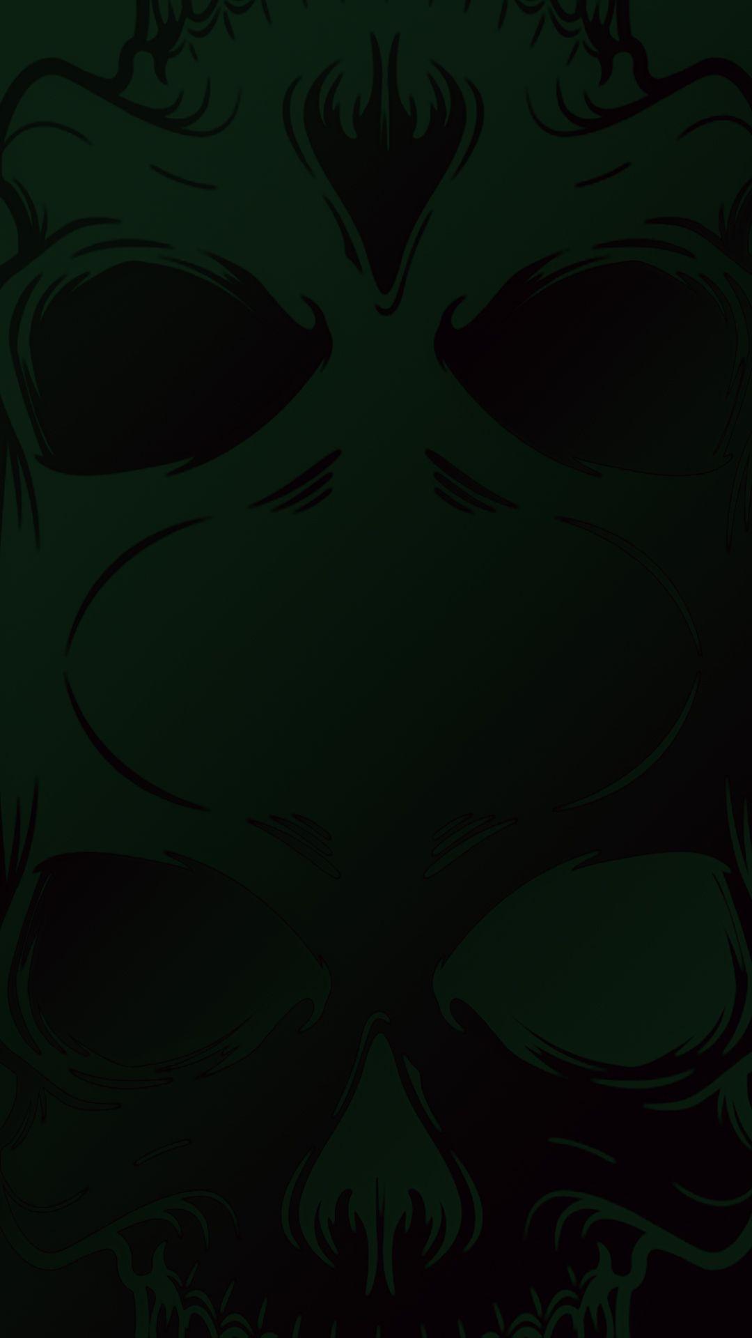 Green Skull Wallpapers Top Free Green Skull Backgrounds WallpaperAccess