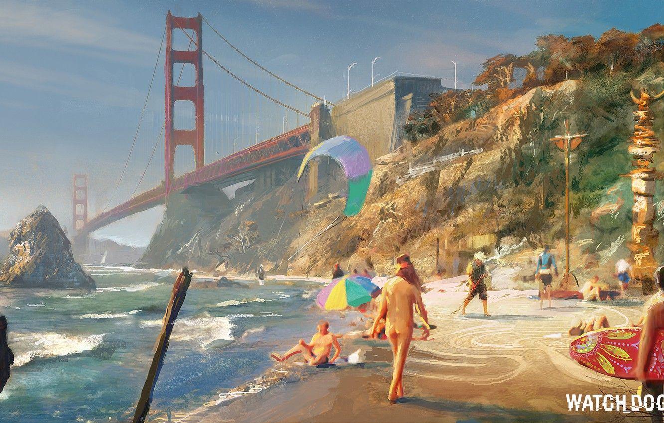 1332x850 Wallpaper Art, Ubisoft, San Francisco, Game, Watch Dogs 2