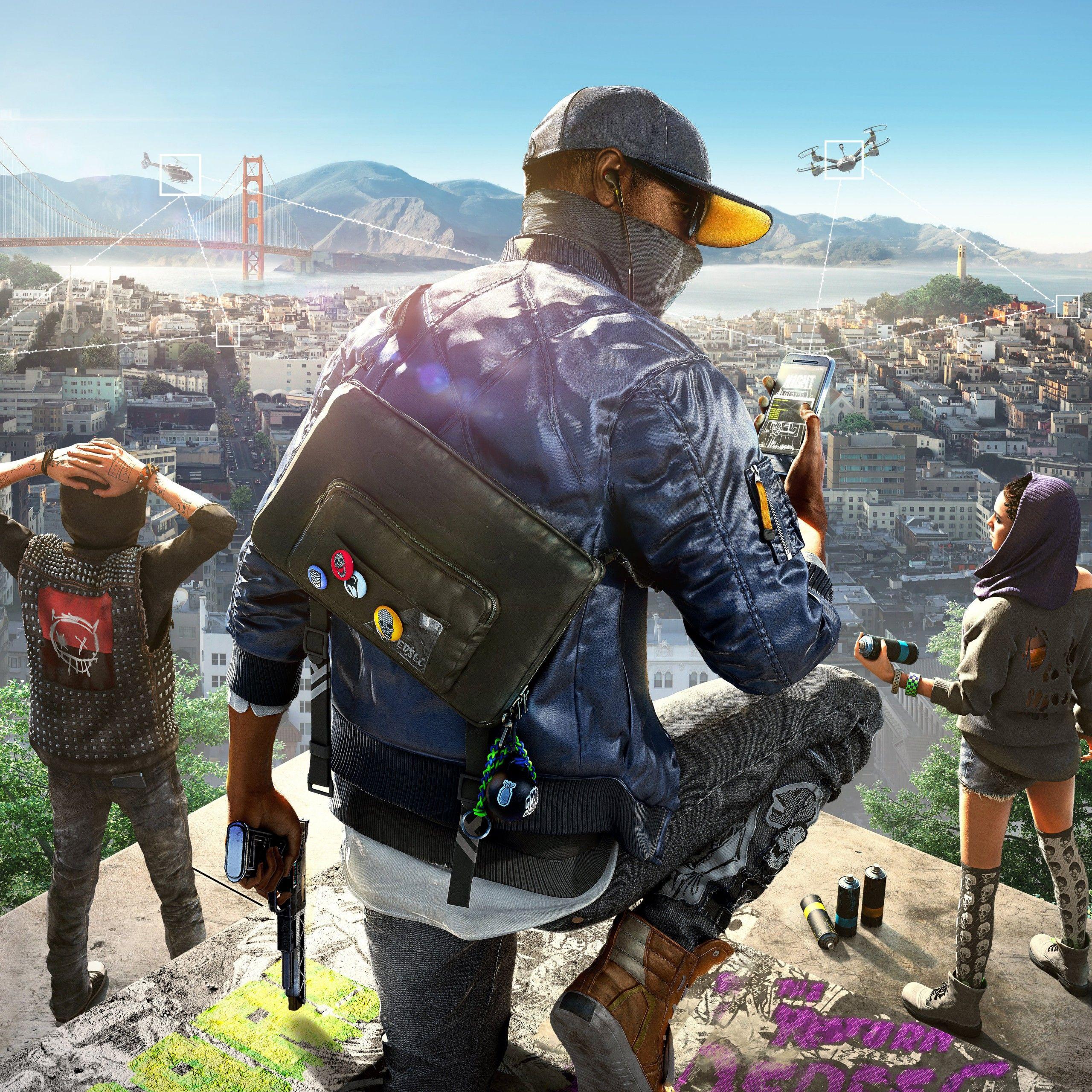 2560x2560 Wallpaper Watch Dogs 4K, 8K, Games
