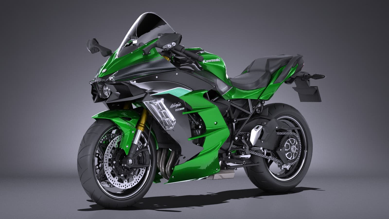 1600x900 Kawasaki Ninja H2 SX 2018