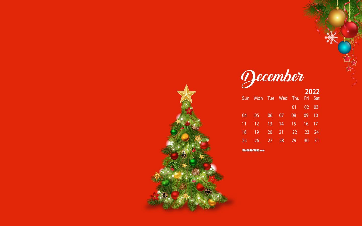 1440x900 December 2022 Desktop Wallpaper