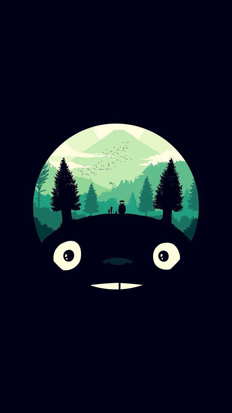 Totoro Iphone Wallpapers Top Free Totoro Iphone Backgrounds Wallpaperaccess