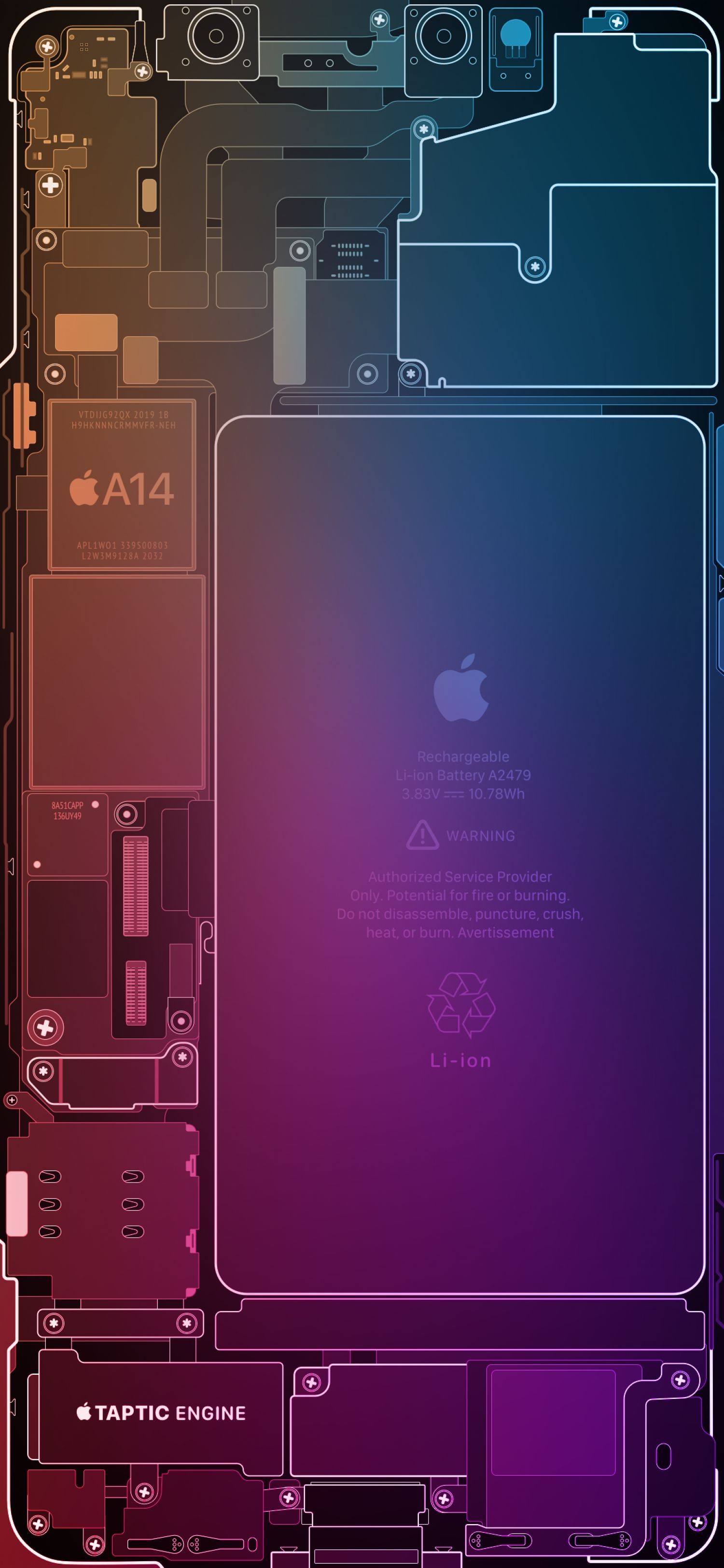 1500x3246 M1 Pro IPhone 15 16 Internal Teardown Hardware Schematic