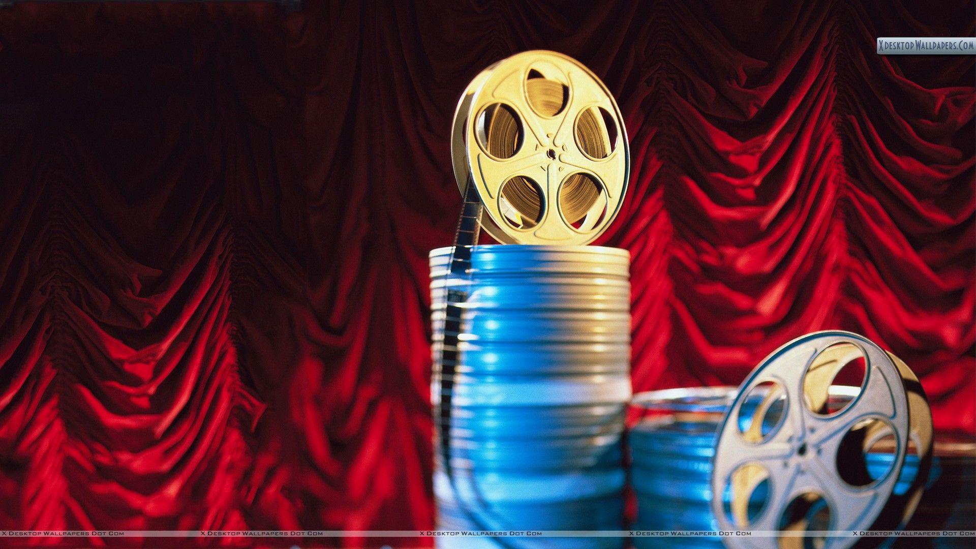1920x1080 Movie Theater Film Reel Wallpaper