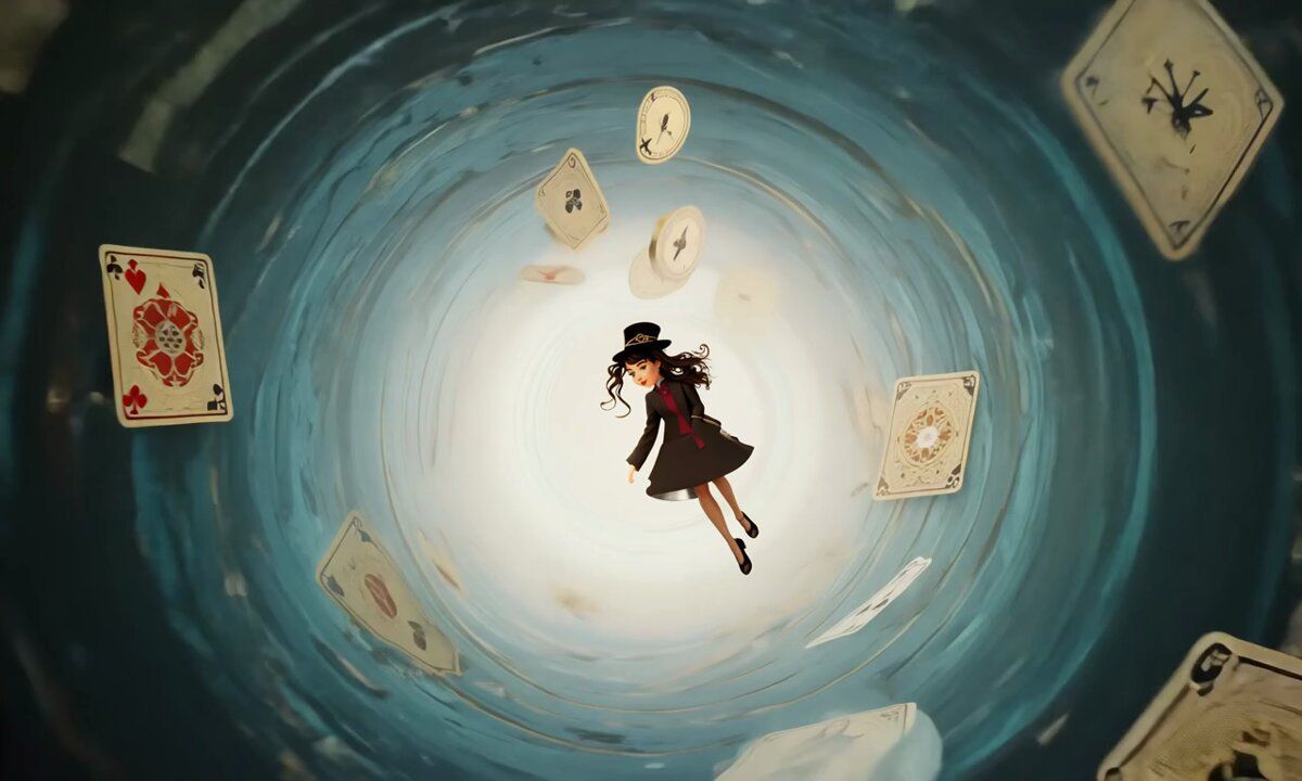 1200x720 Alice falling down the rabbit hole
