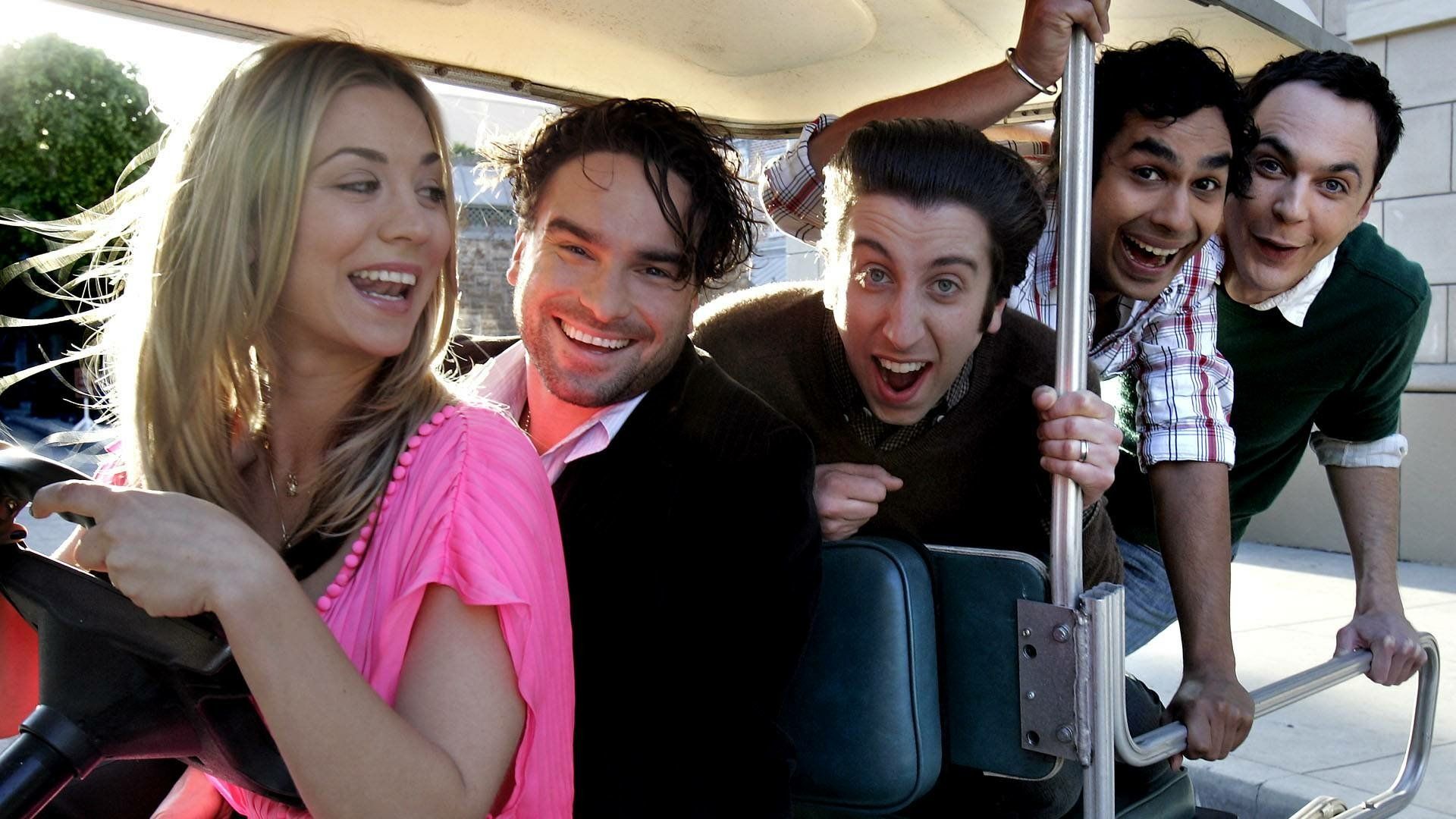 1920x1080 The Big Bang Theory Cast HD Wallpaper Featuring Simon, Kunal & Morex1080