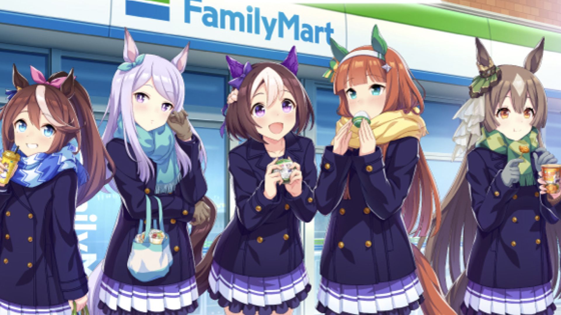 1920x1080 Uma Musume x FamilyMart