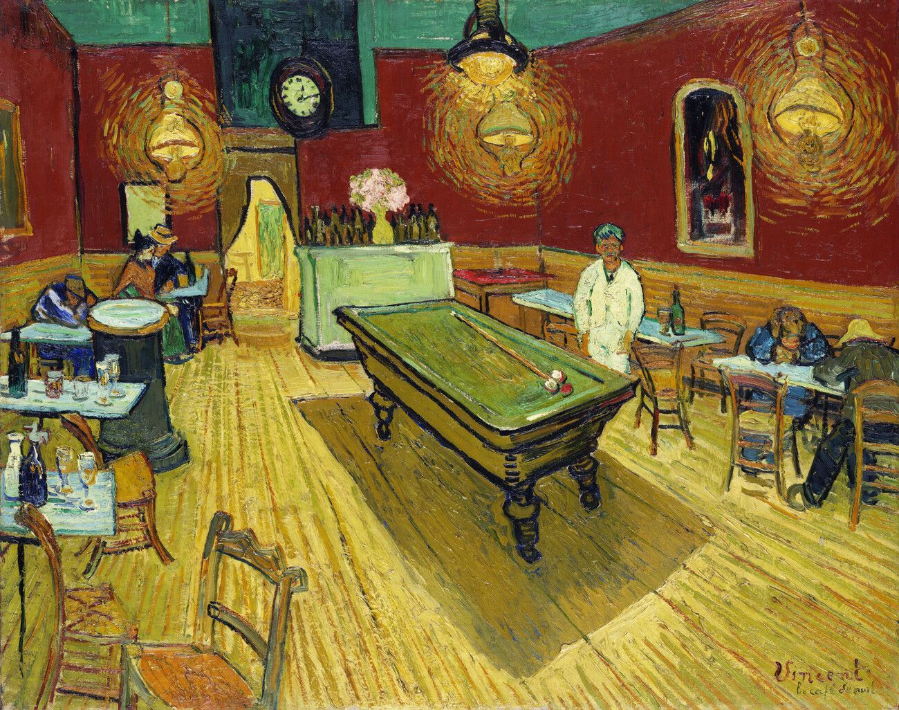 1300x1026 The Night Cafe, Vincent van Gogh