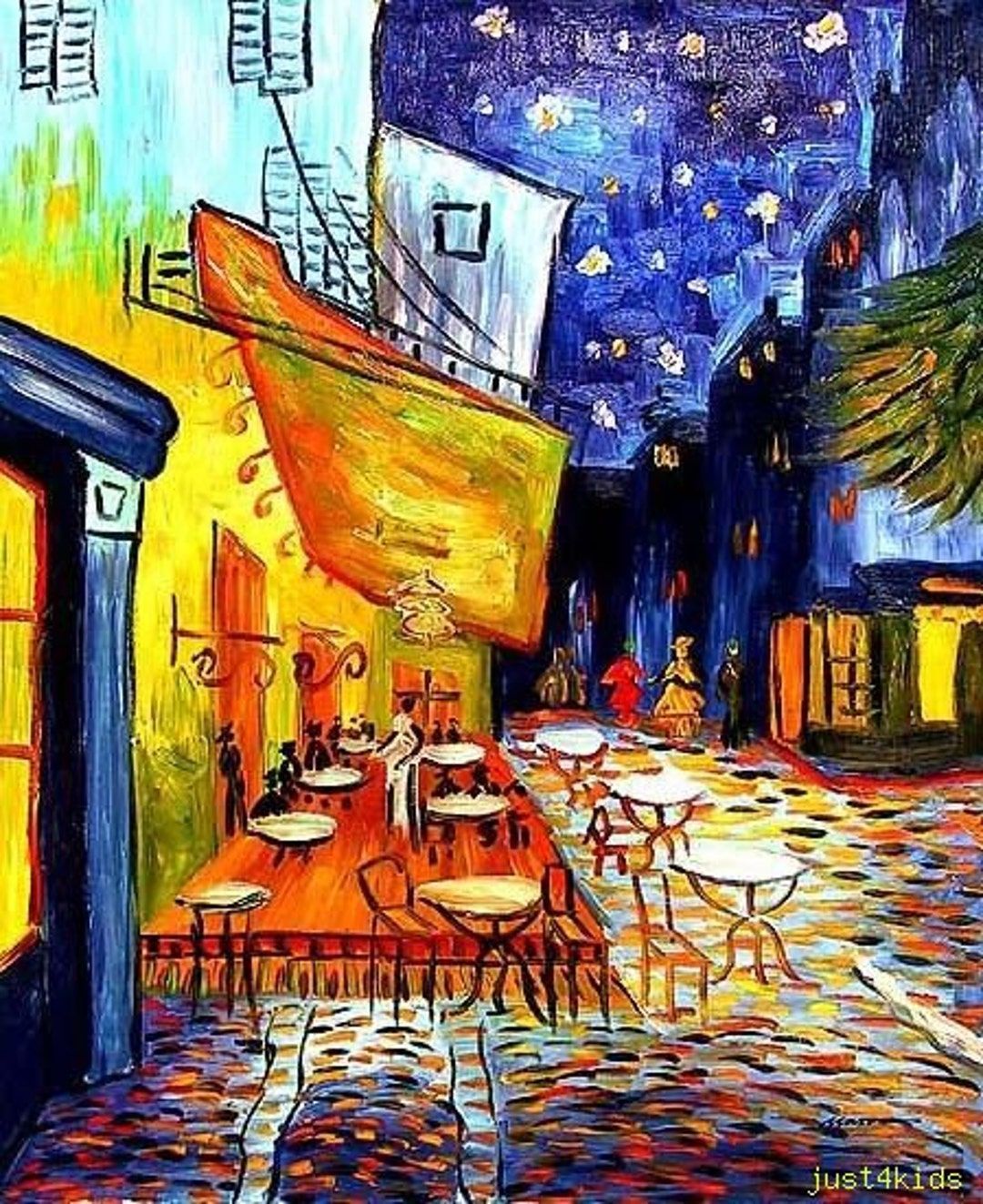 1080x1323 Night Cafe, Antique Art Prints
