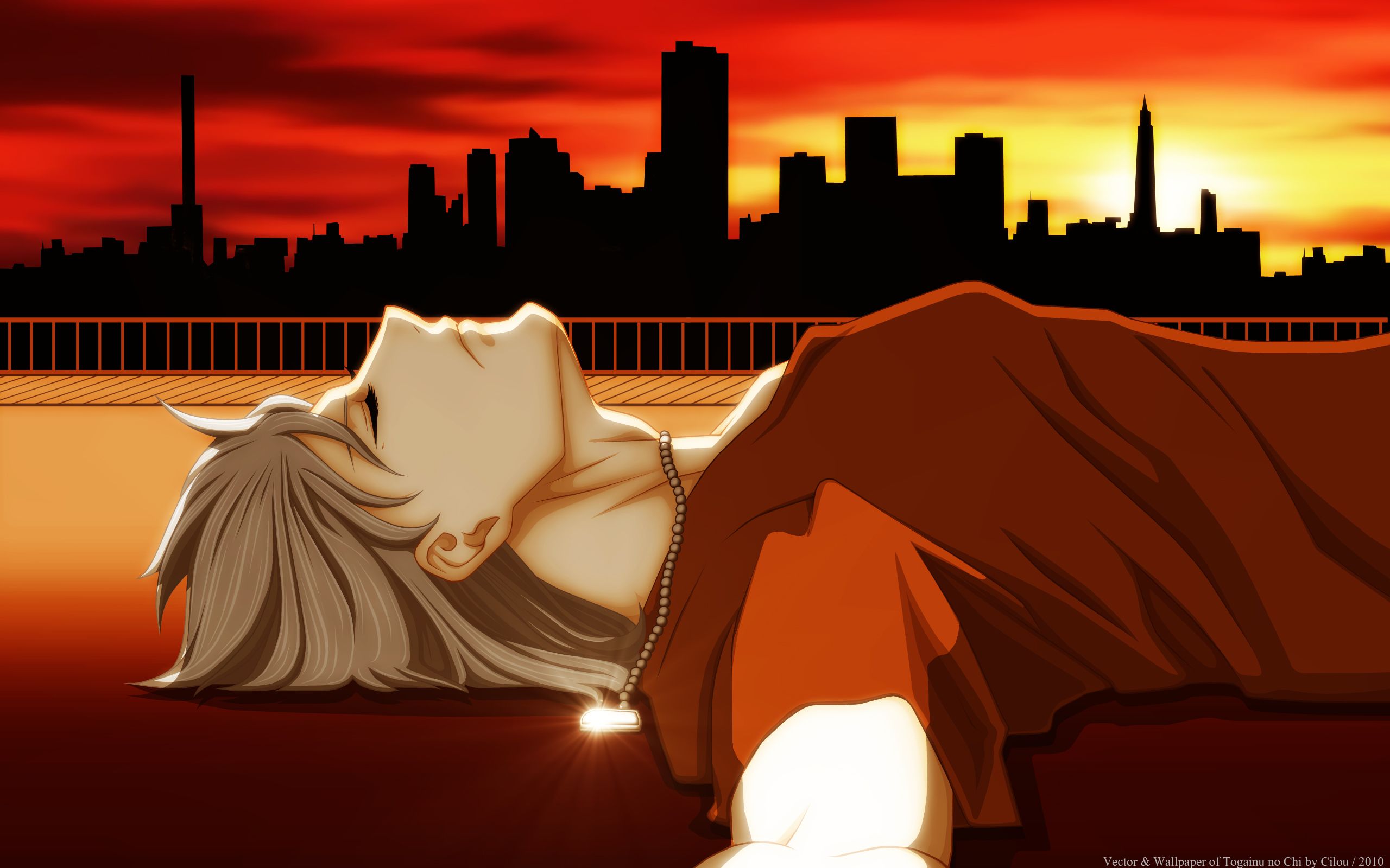 2560x1600 Anime Tired Wallpaper