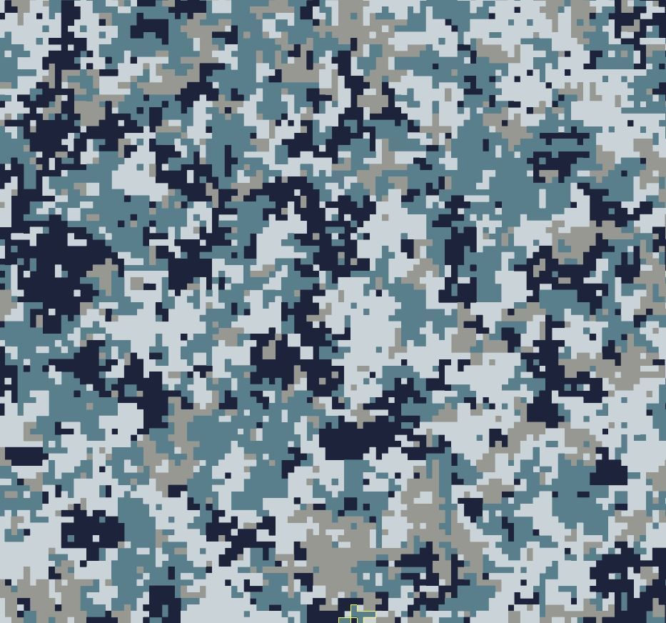933x872 Digital Camouflage Printed Blackout