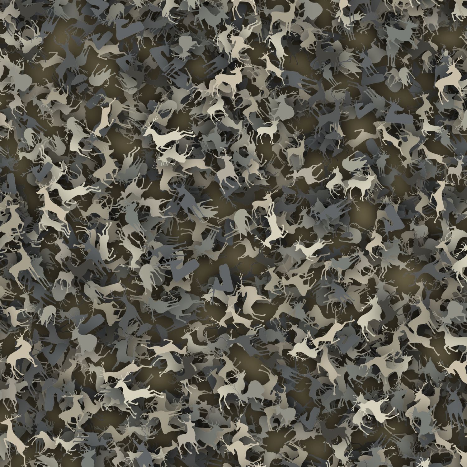 1500x1500 Deer Camo Peel and Stick Wallpaper