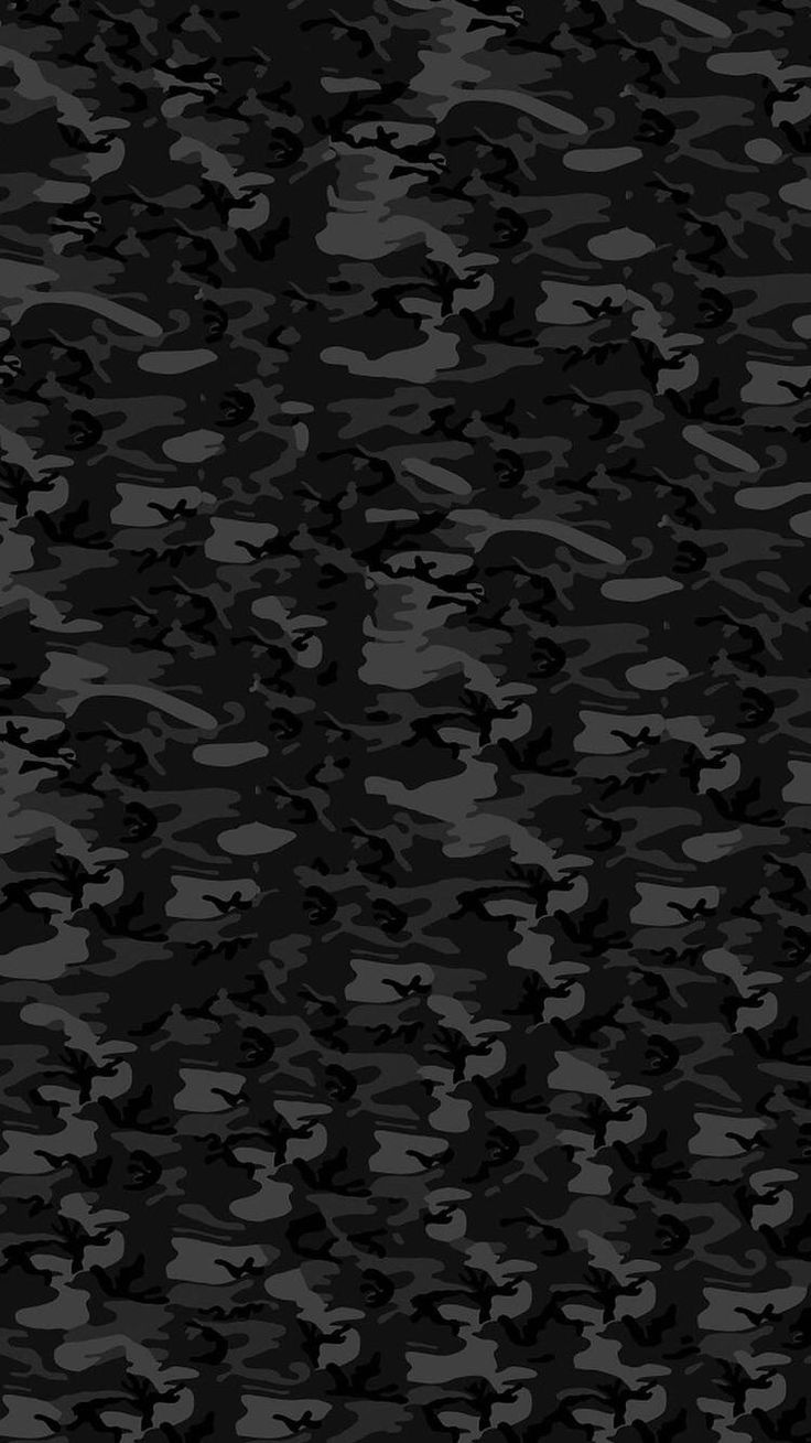 736x1309 Black Camouflage Wallpaper