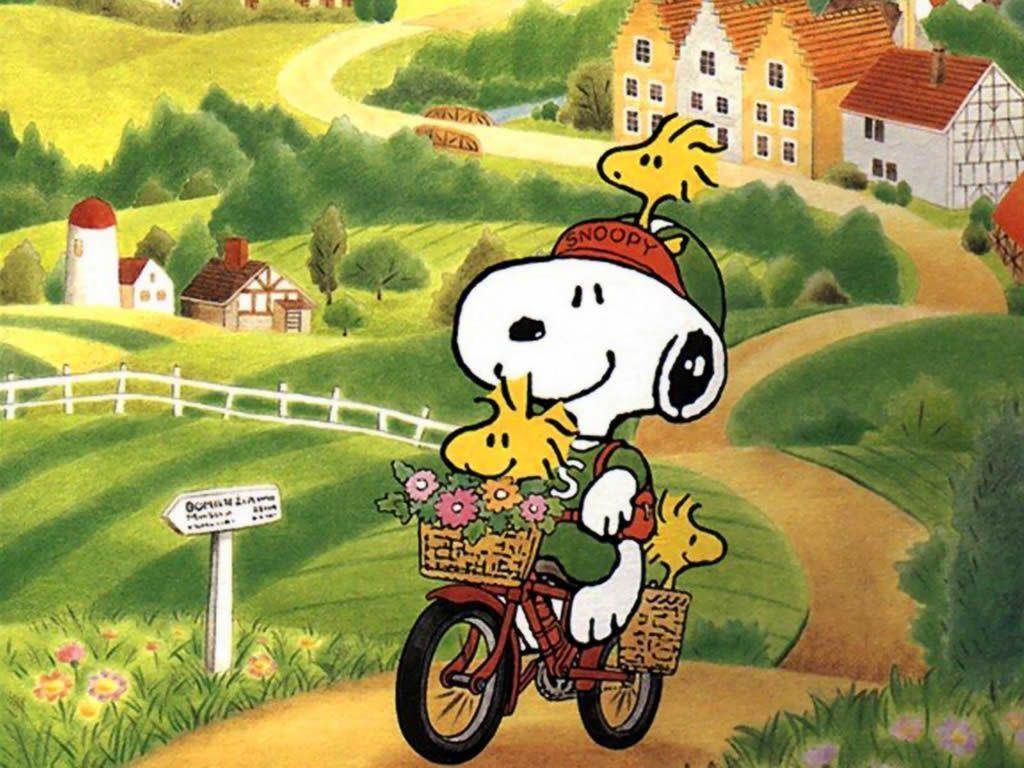 1024x768 Snoopy Desktop Wallpaper