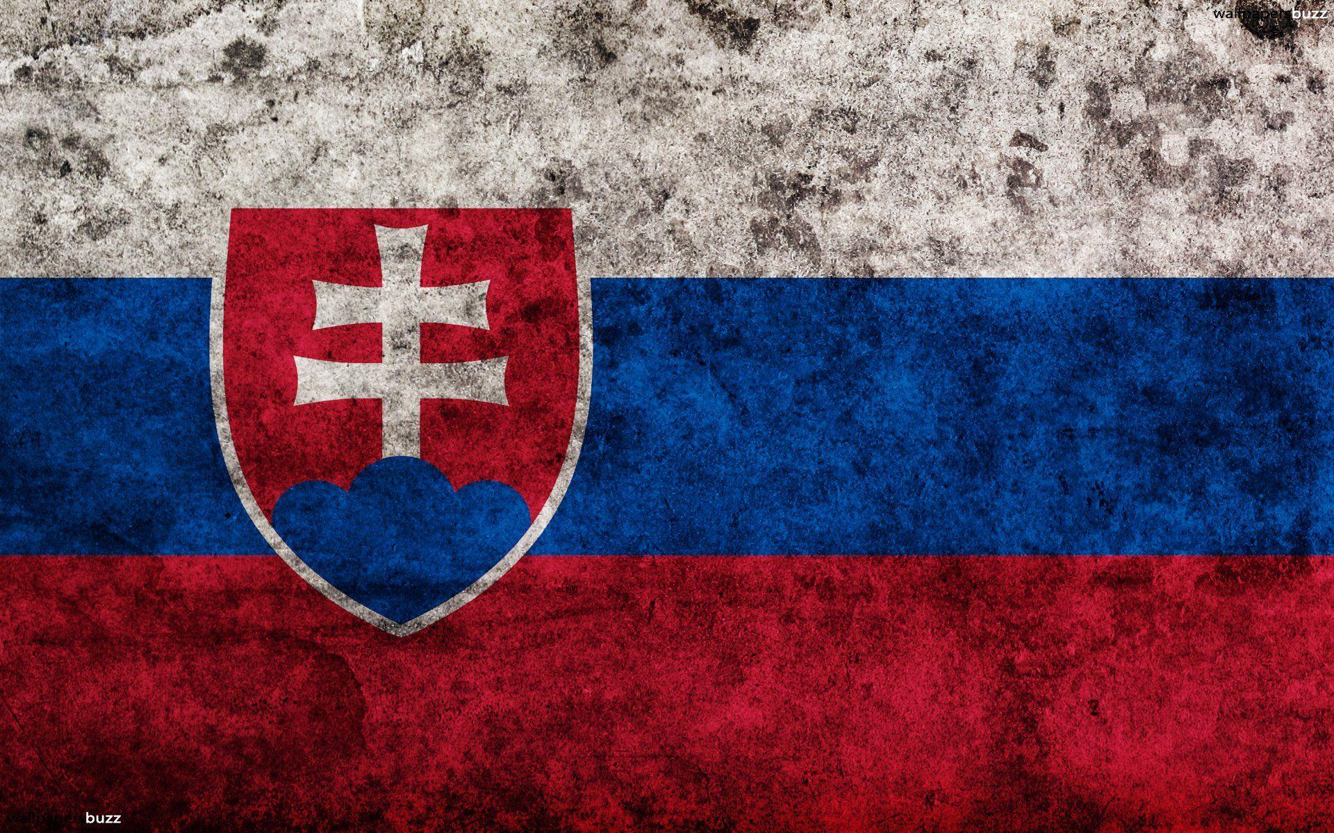 1920x1200 The traditional flag of Slovakia HD Wallpaper