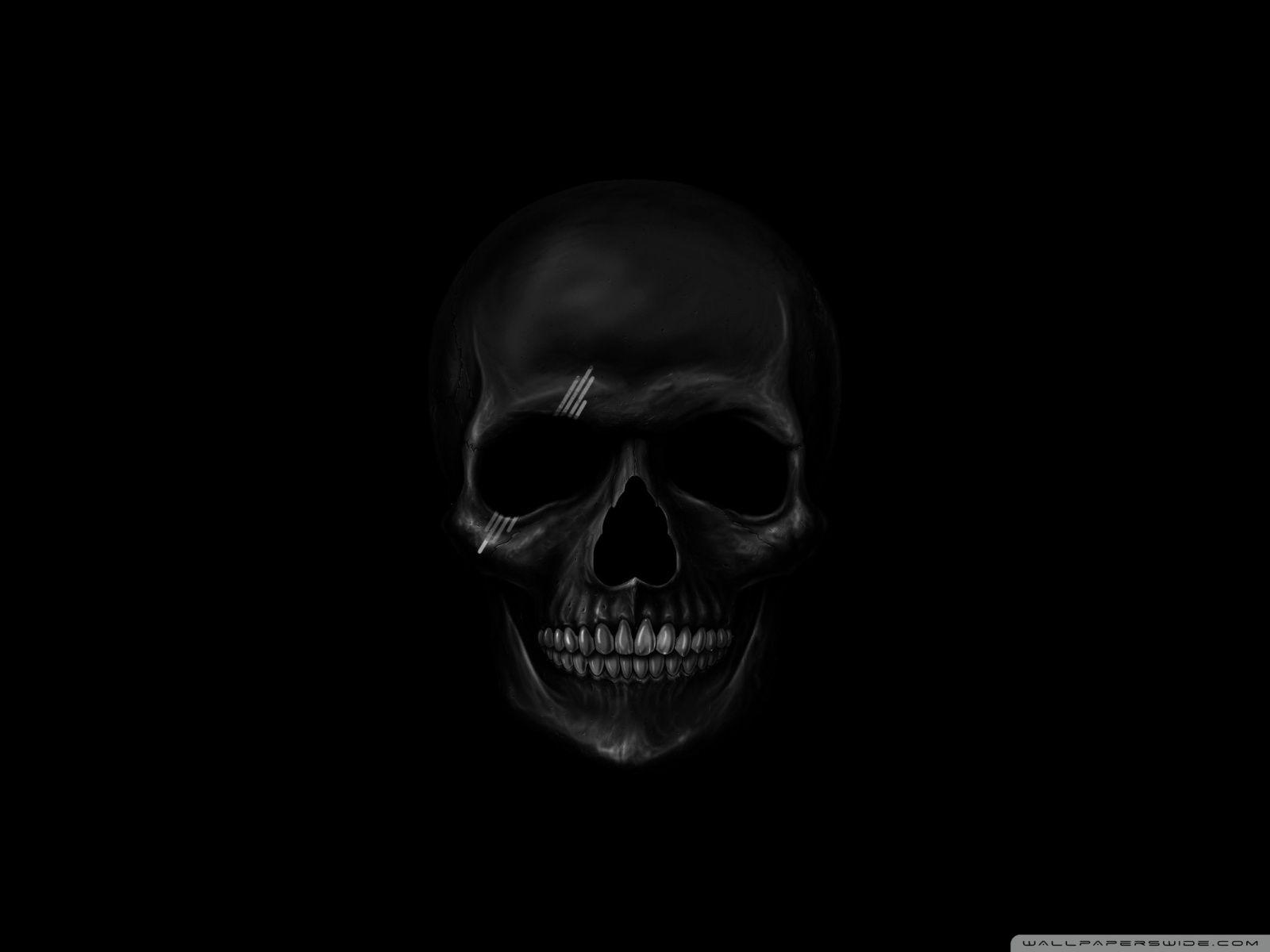 1600x1200 Black Skull ❤ 4K HD Desktop Wallpaper for 4K Ultra HD TV