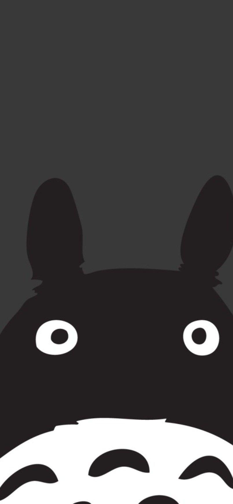 806x1745 Totoro iPhone Background