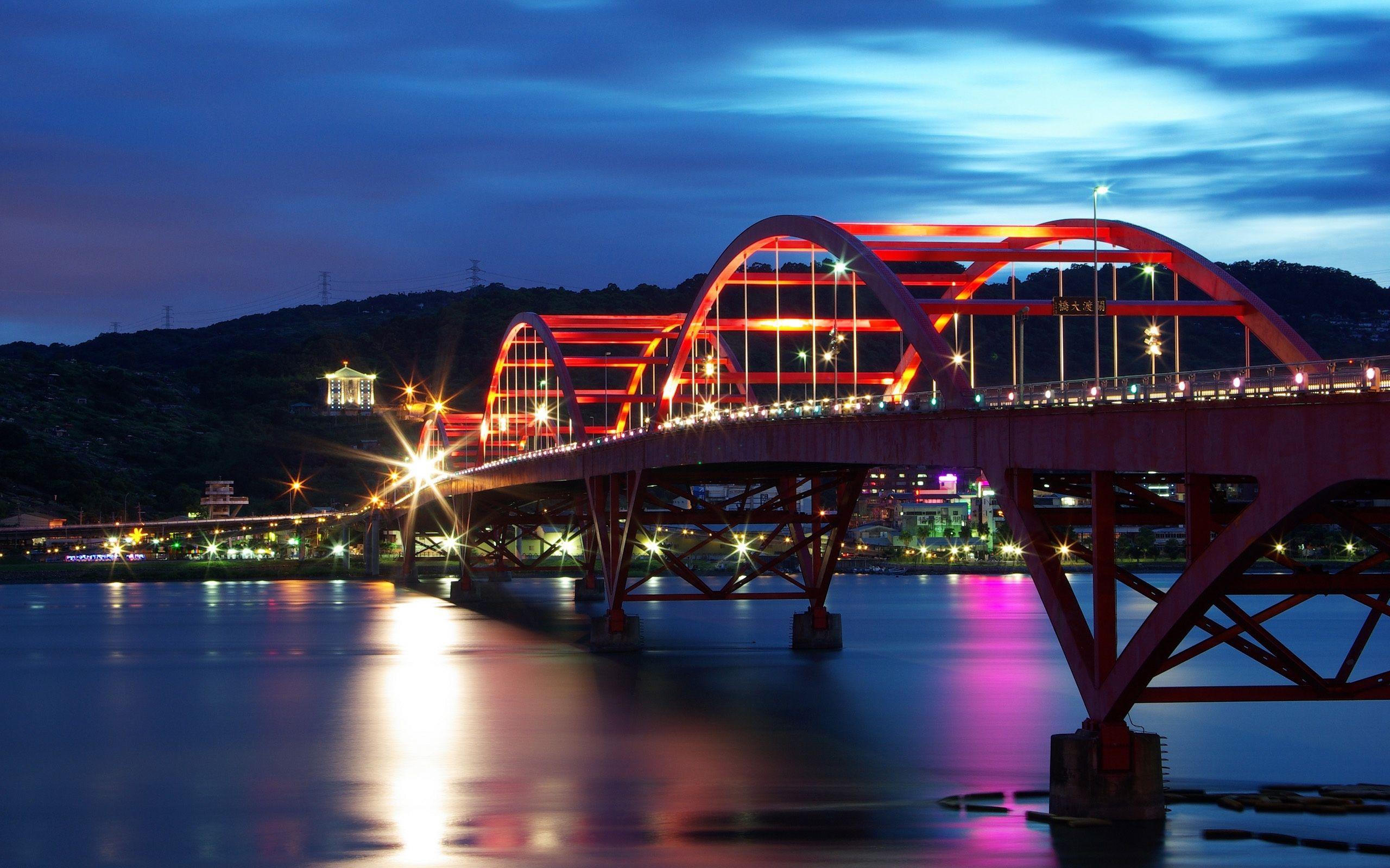 2560x1600 Guandu Bridge Taiwan Mac Wallpaper Download