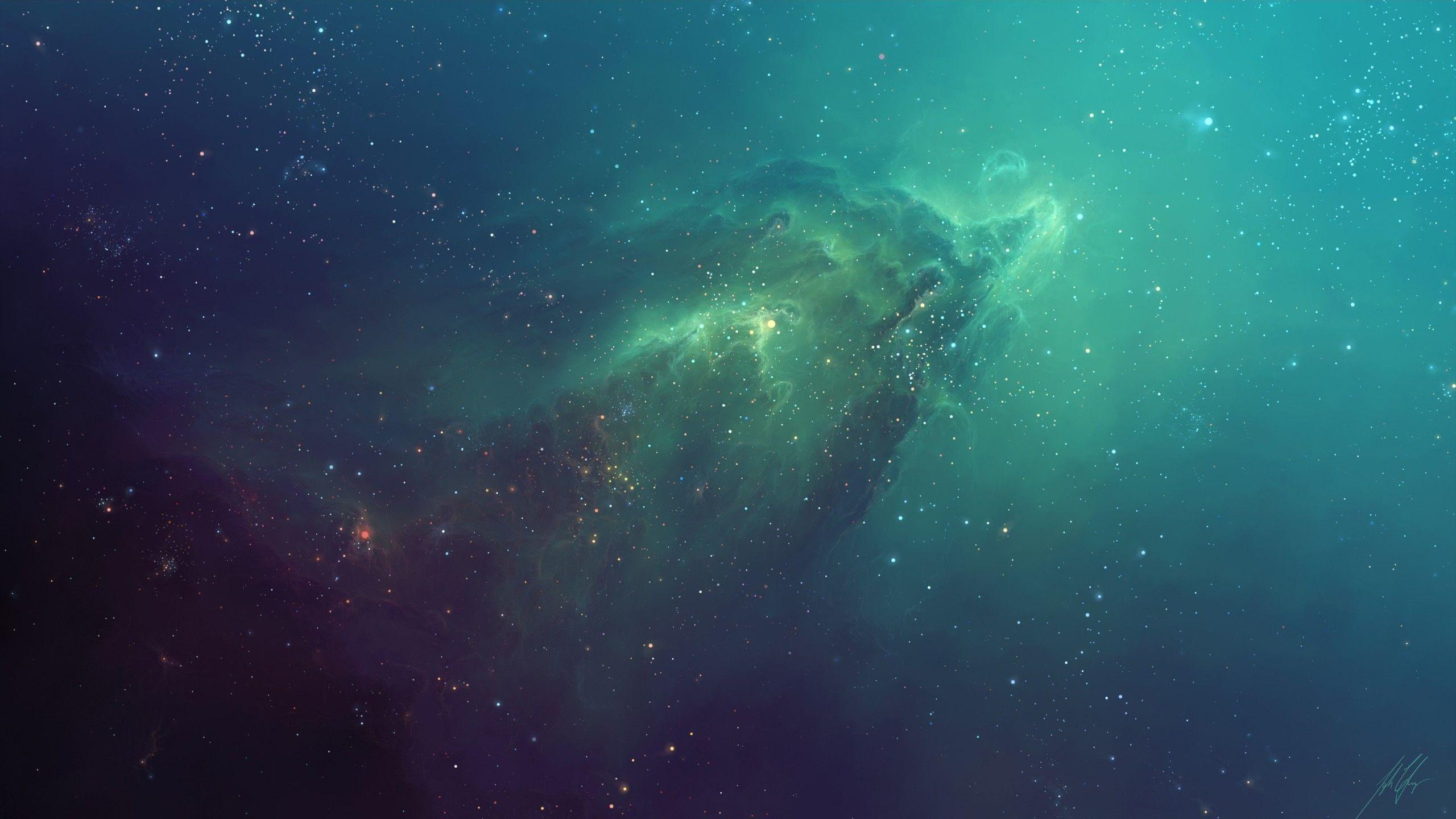 2560x1440 Daily Wallpaper: Distant Nebula. I Like To Waste My Time