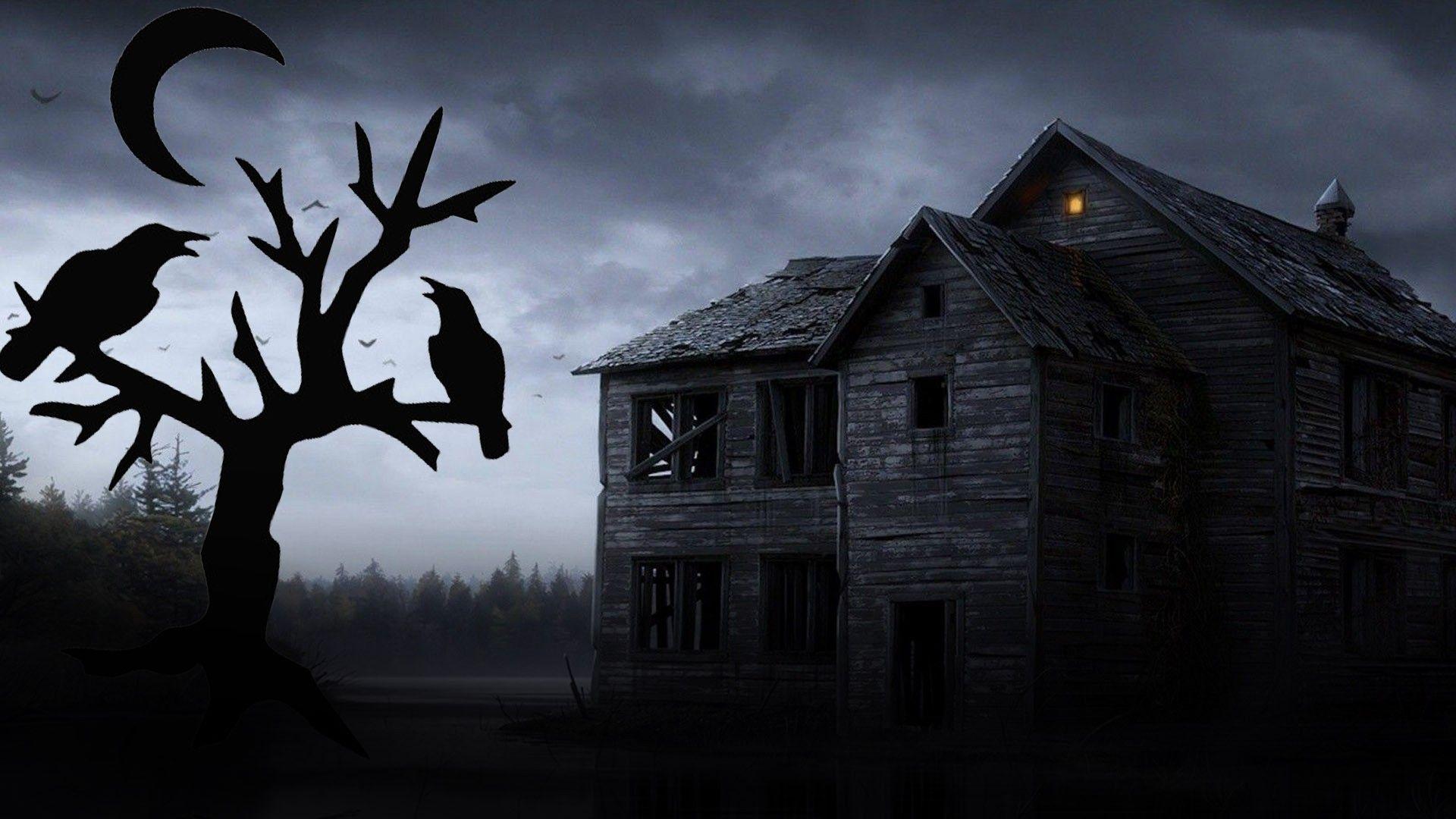 1920x1080 Halloween Crow Wallpaper 34697