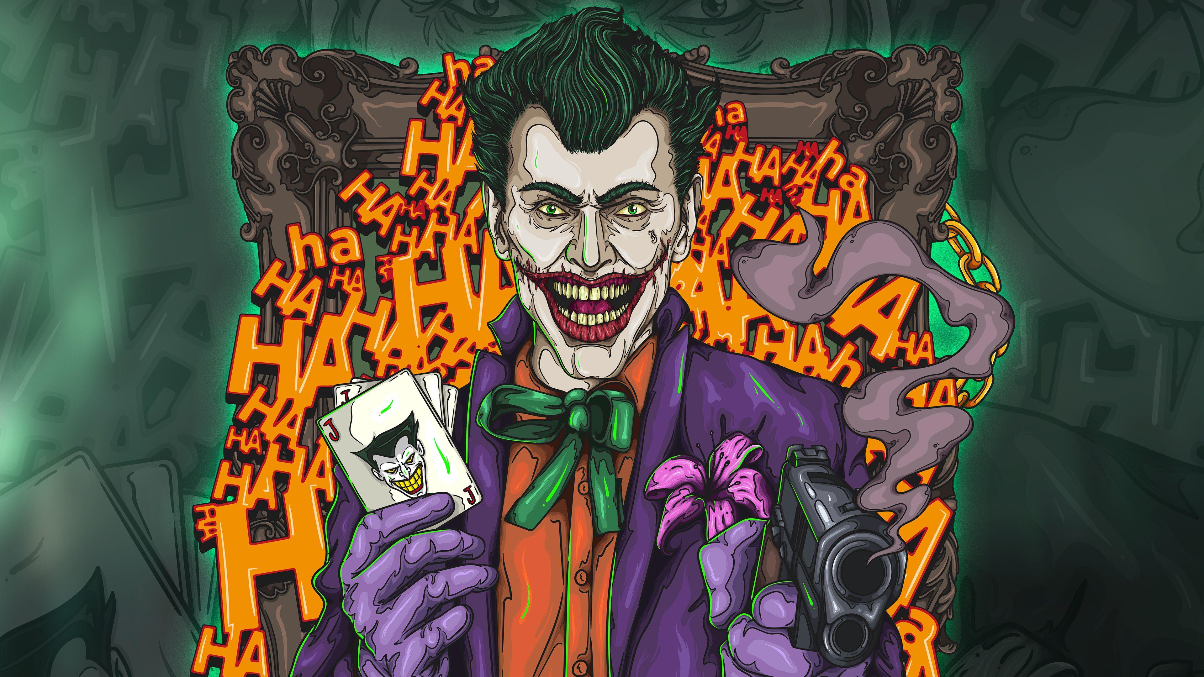 3840x2160 The Joker 4k Artwork, HD Superheroes, 4k Wallpaper, Image