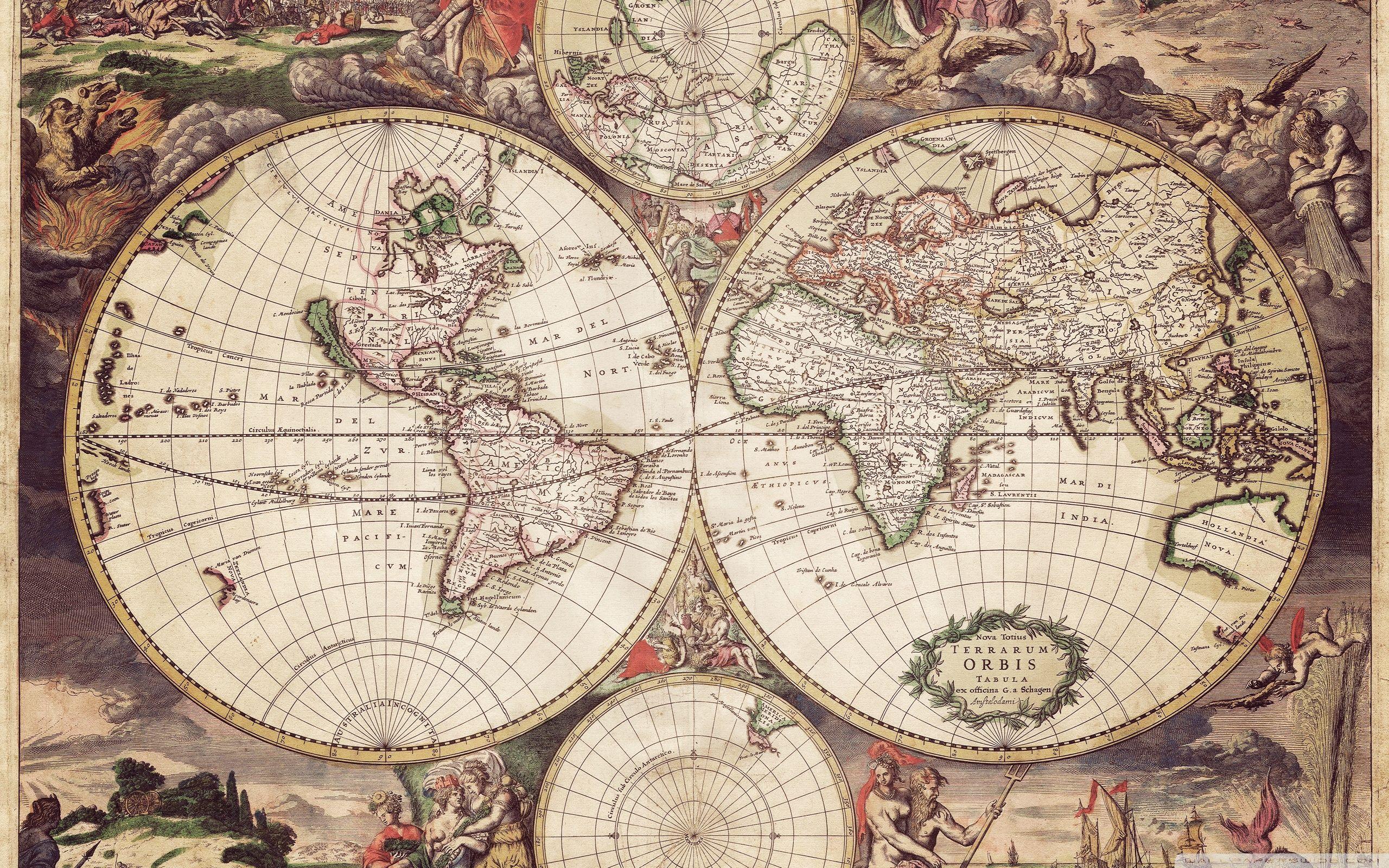 Antique Map Wallpapers Top Free Antique Map Backgrounds Wallpaperaccess