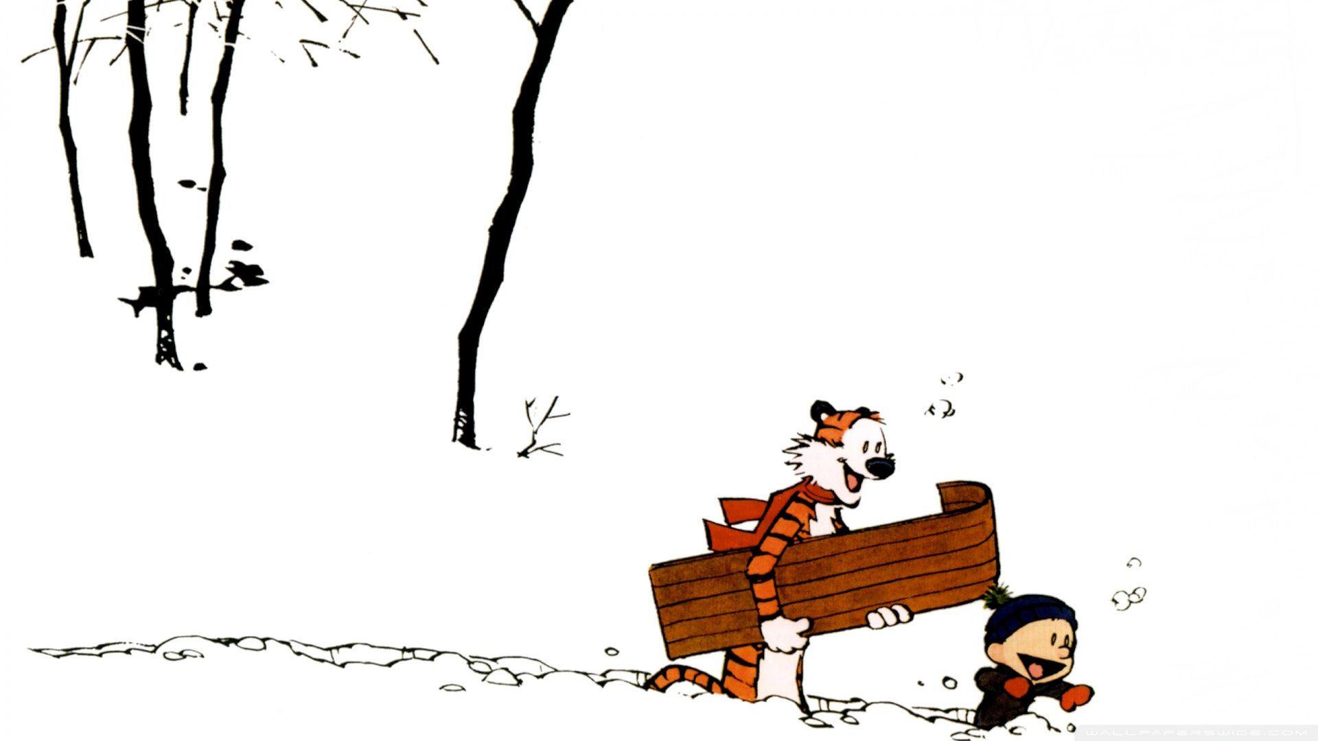 1920x1080 Calvin And Hobbes, Winter ❤ 4K HD Desktop Wallpaper for 4K