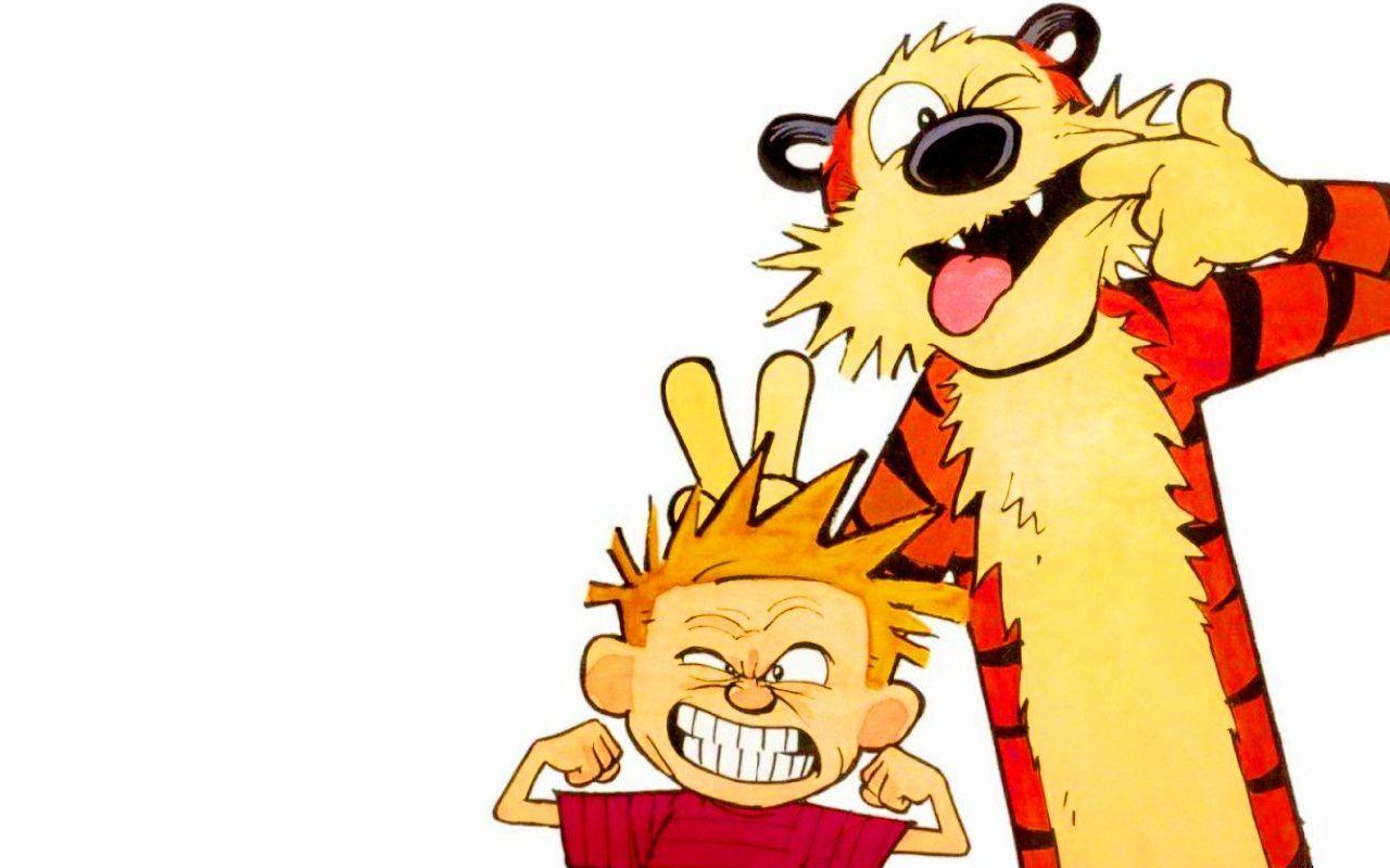 1280x800 Calvin & Hobbes & Hobbes Wallpaper