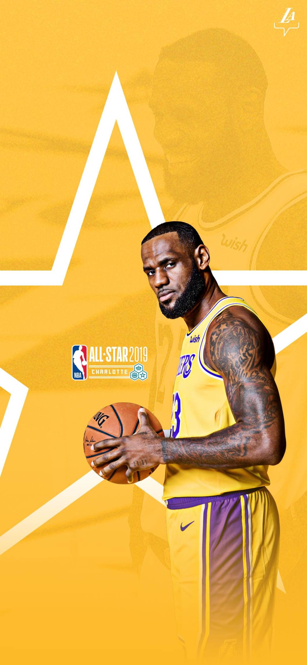 1060x2295 Wallpaper Lakers Lebron James