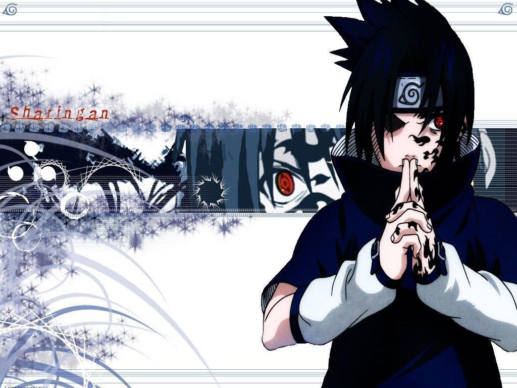 1024x768 Sasuke Uchiha Curse Mark Wallpaper