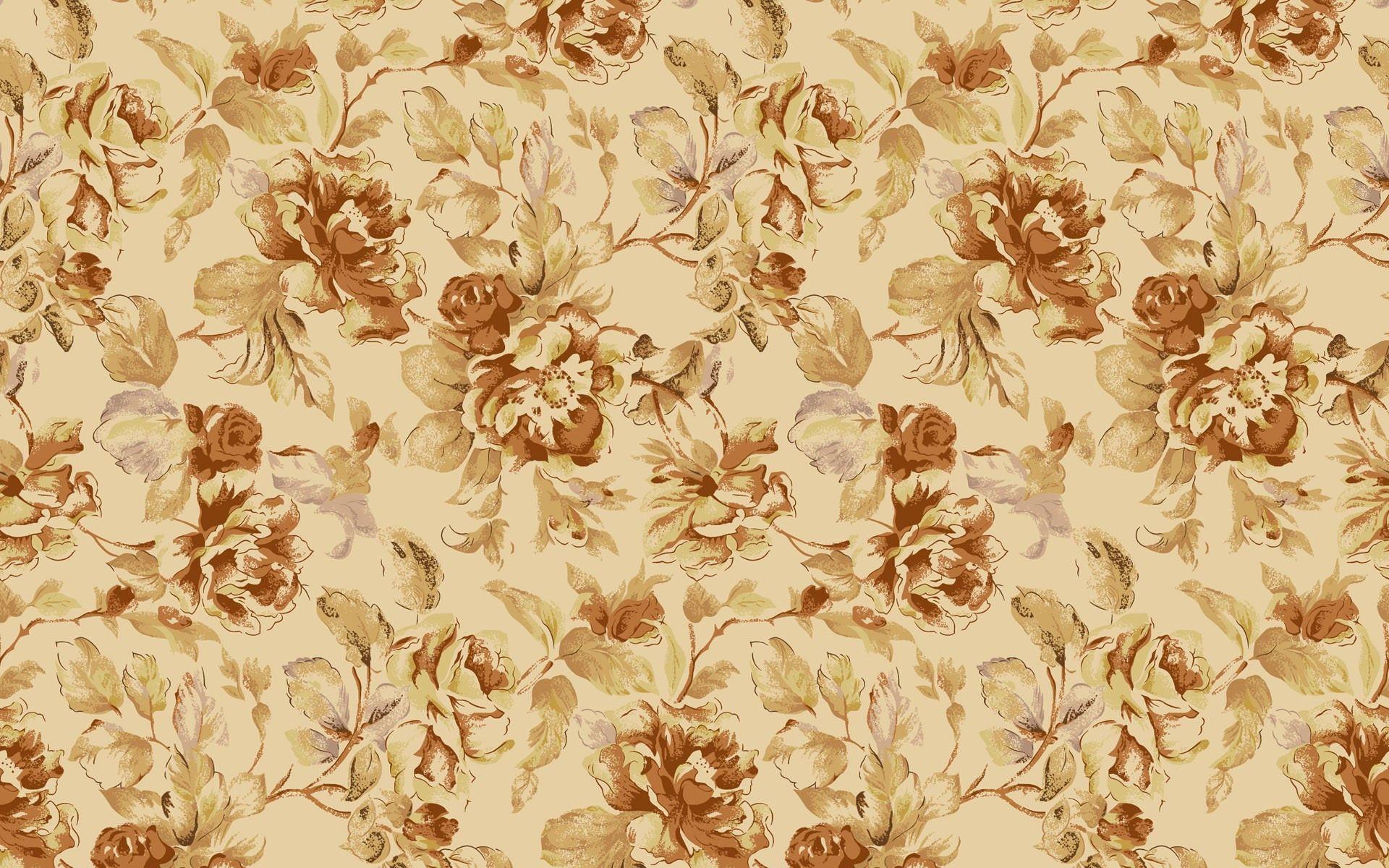 1920x1200 Free Vintage Flower Wallpaper Mobile