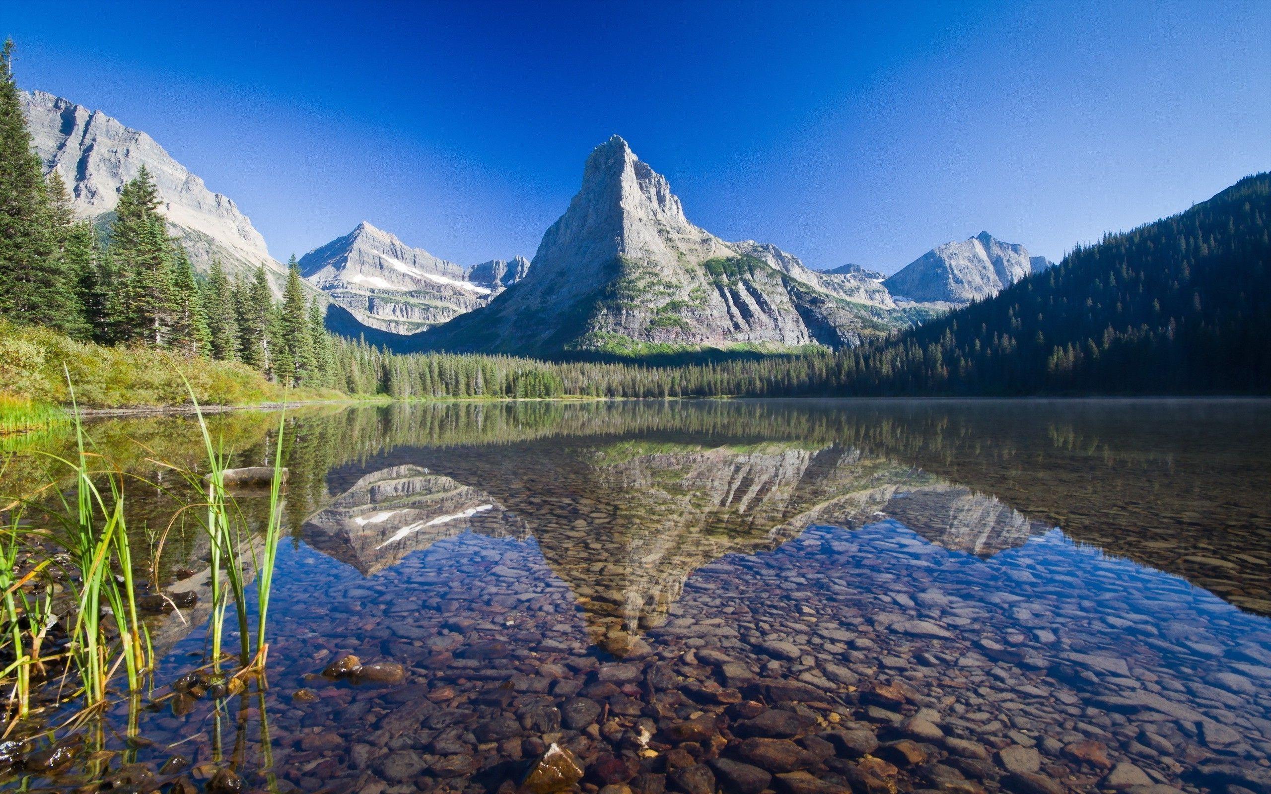 2560x1600 landscape nature lake forest mountain .
