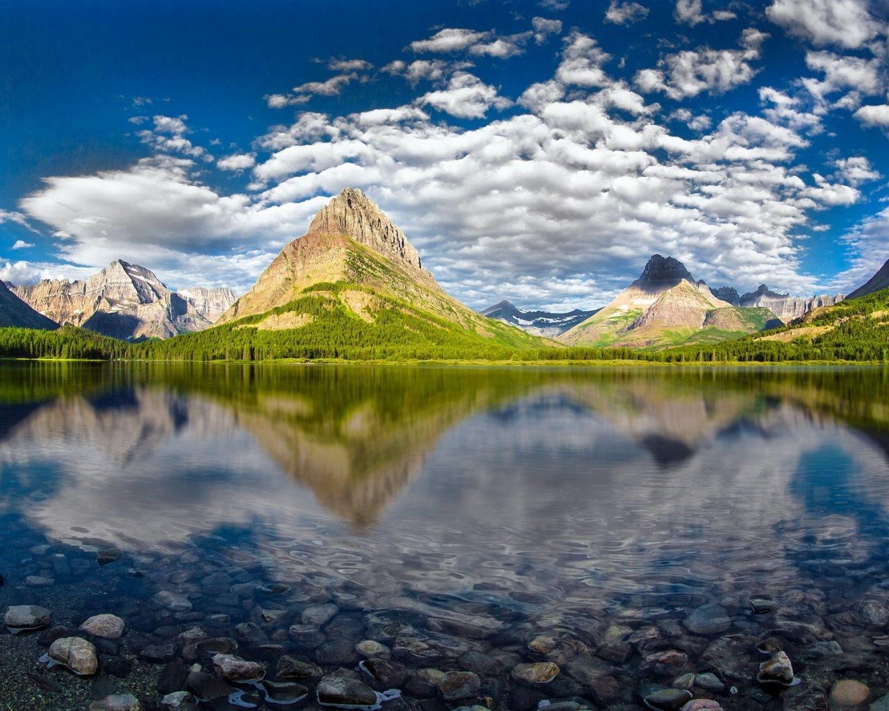 1280x1024 Nice Mount Grinnell Montana wallpaper. Nice Mount Grinnell