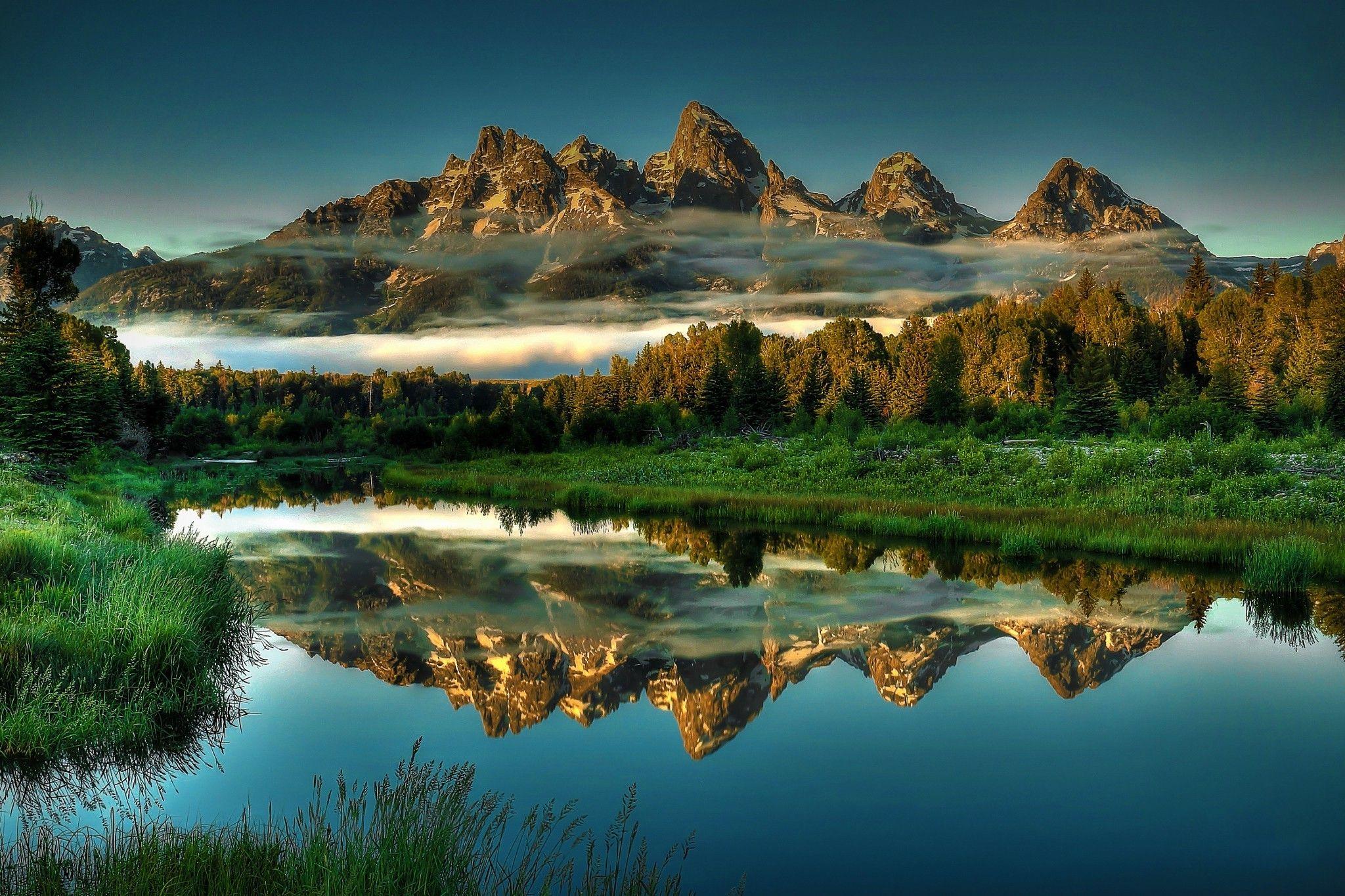 2048x1365 nature landscape mountains wyoming wallpaper