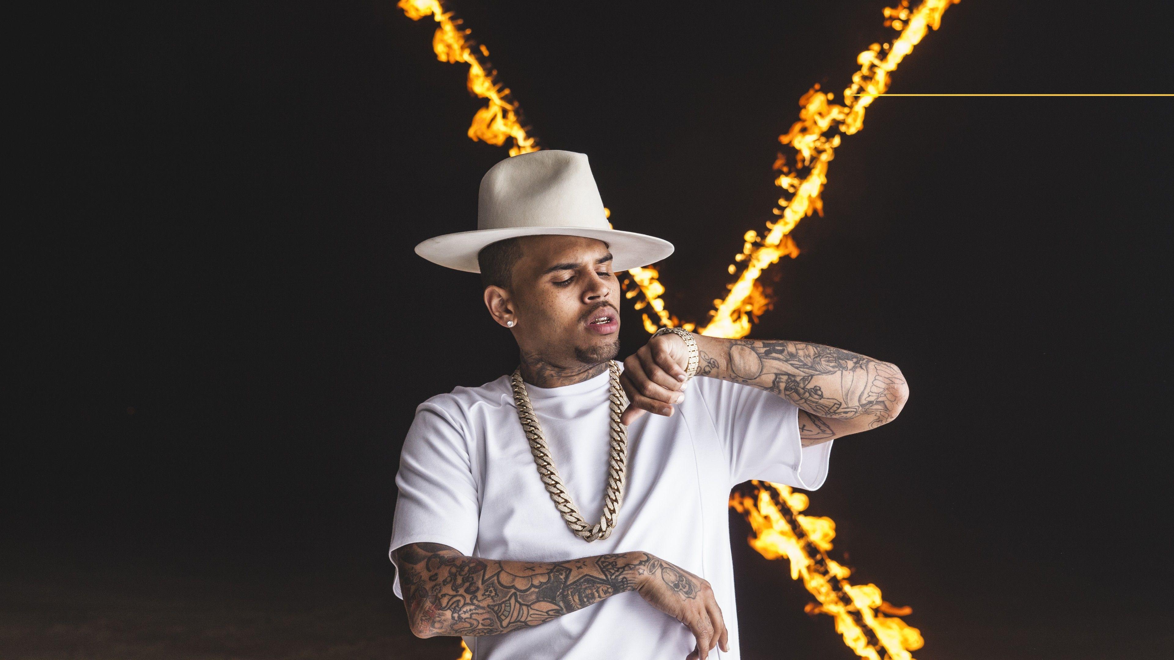 3840x2160 Wallpaper Chris Brown, Top music artist and bands, singer, Celebrities