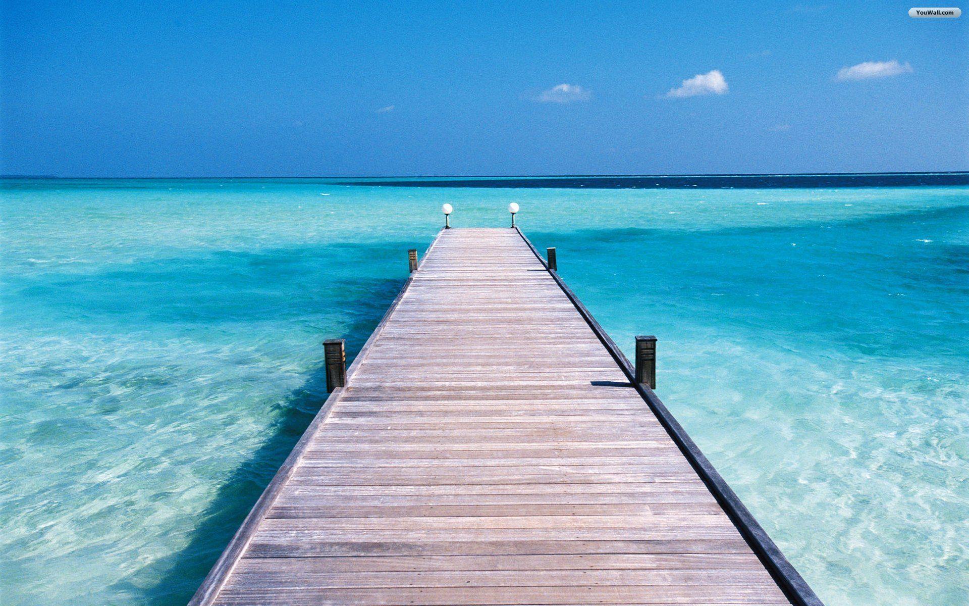 1920x1200 Maldives sea wallpaper